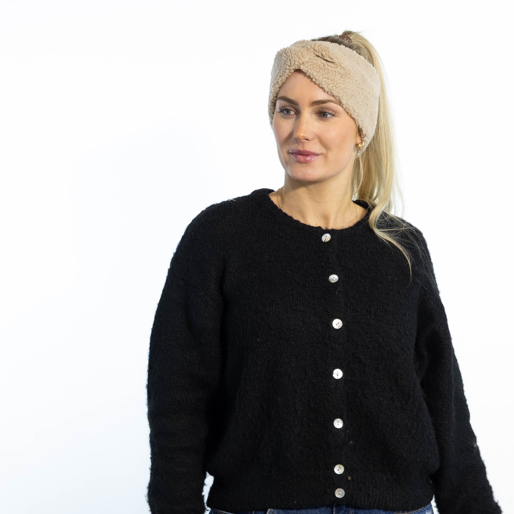 Sofia pandebånd, Beige