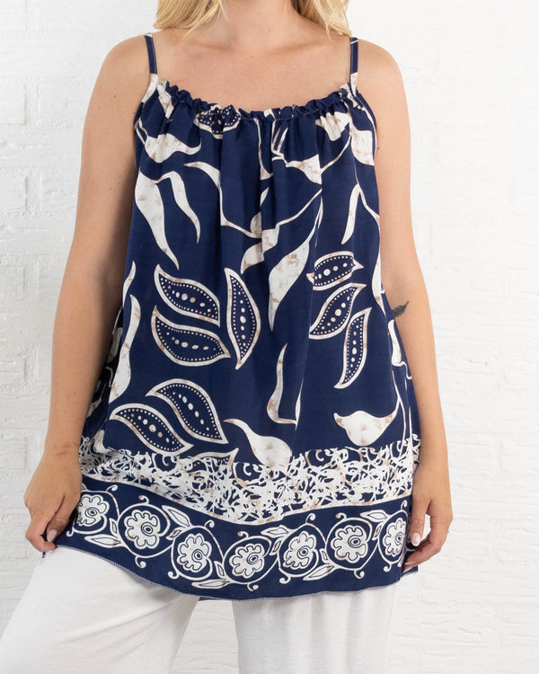 Swan top, Navy