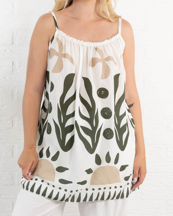 Vixen top, Khaki