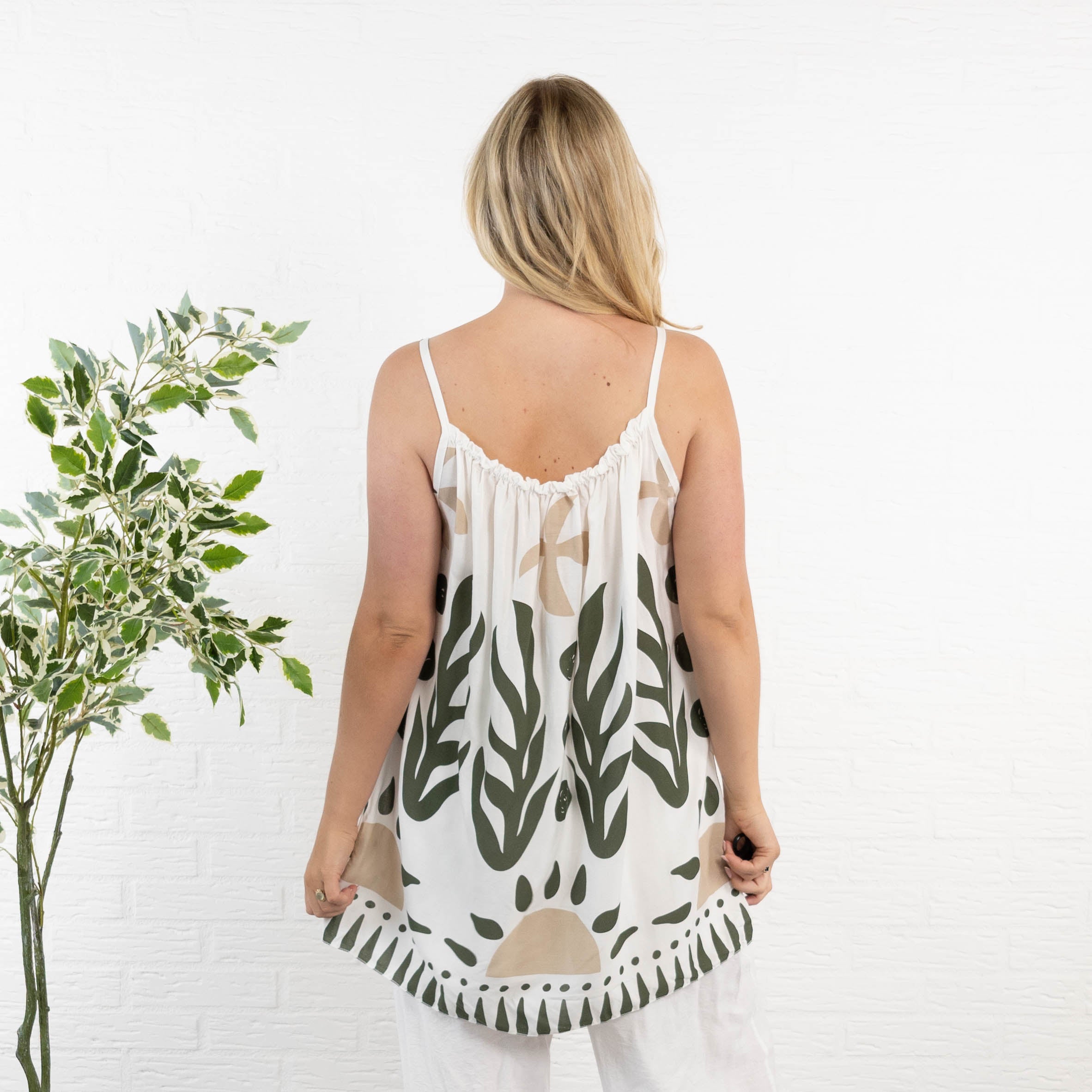 Vixen top, Khaki