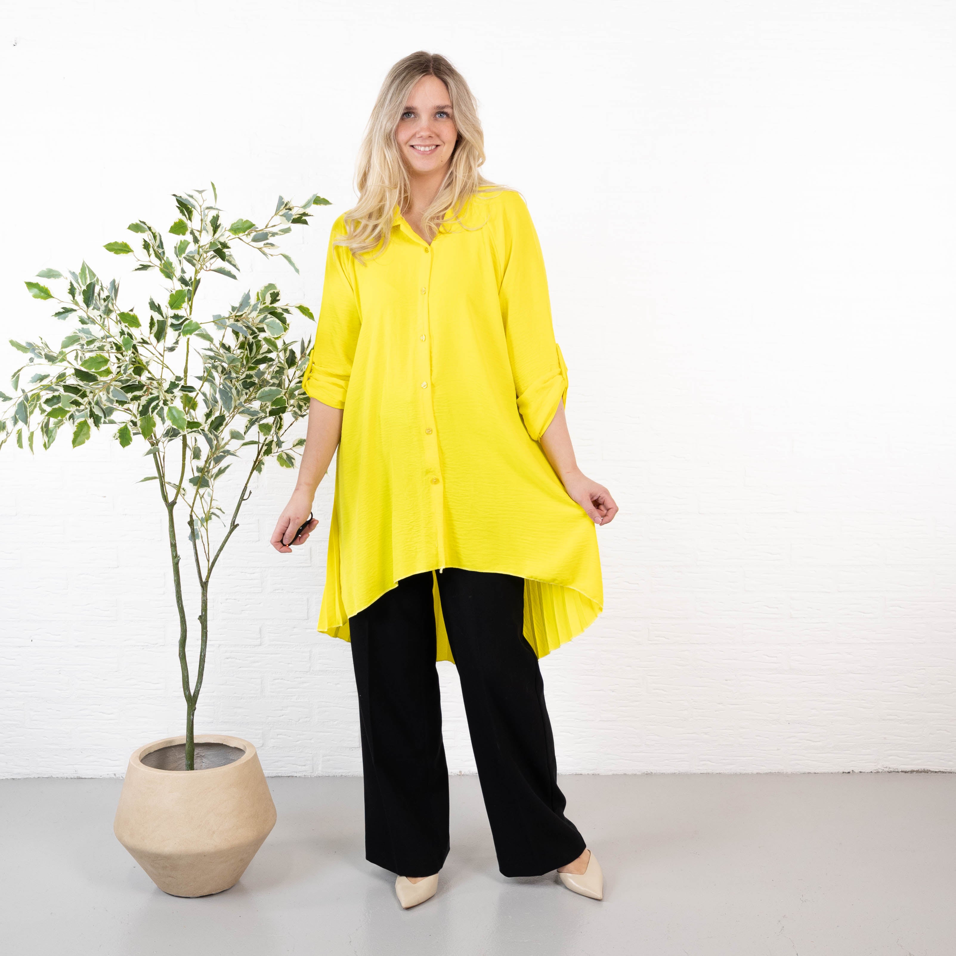 Dublin skjorte tunika, Gul