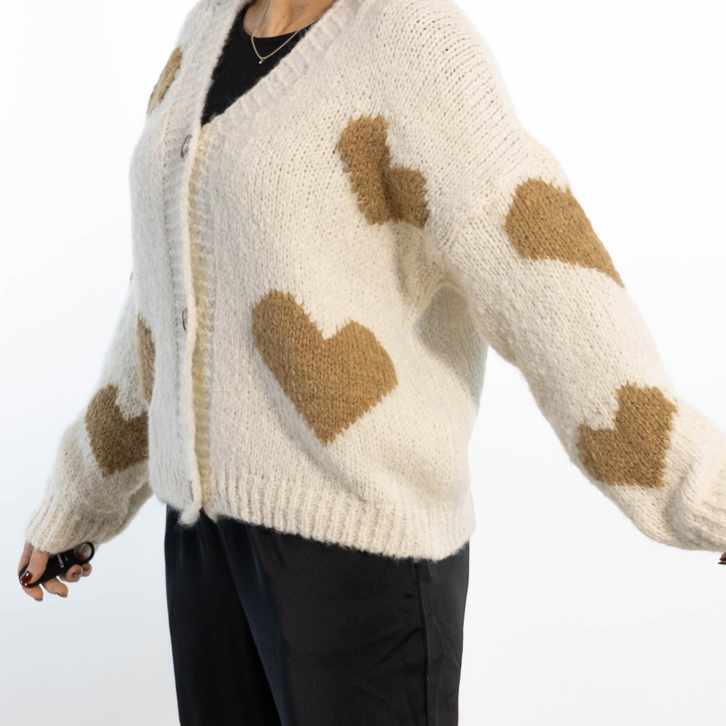 Kassy strik, Råhvid