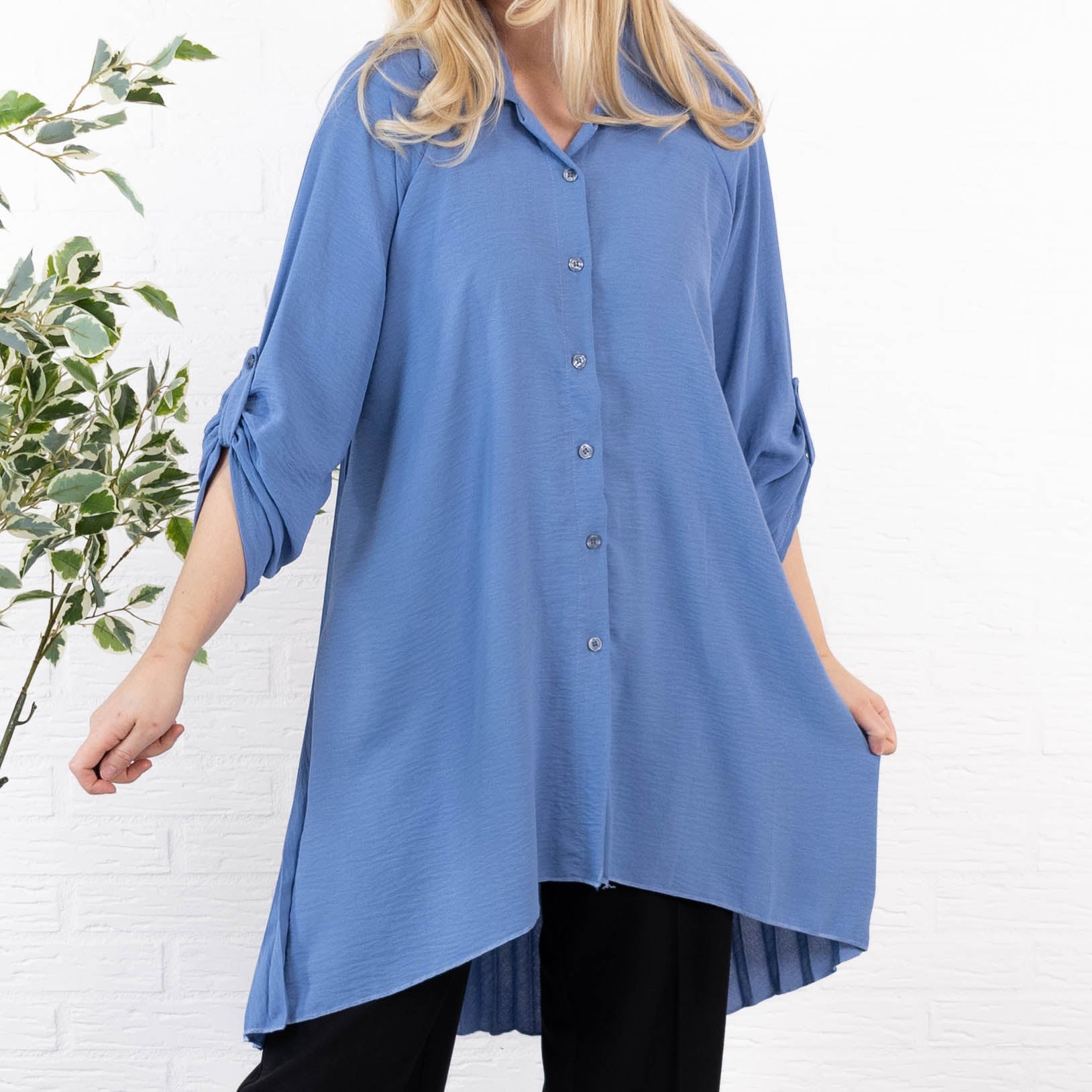 Dublin skjorte tunika, Dueblå