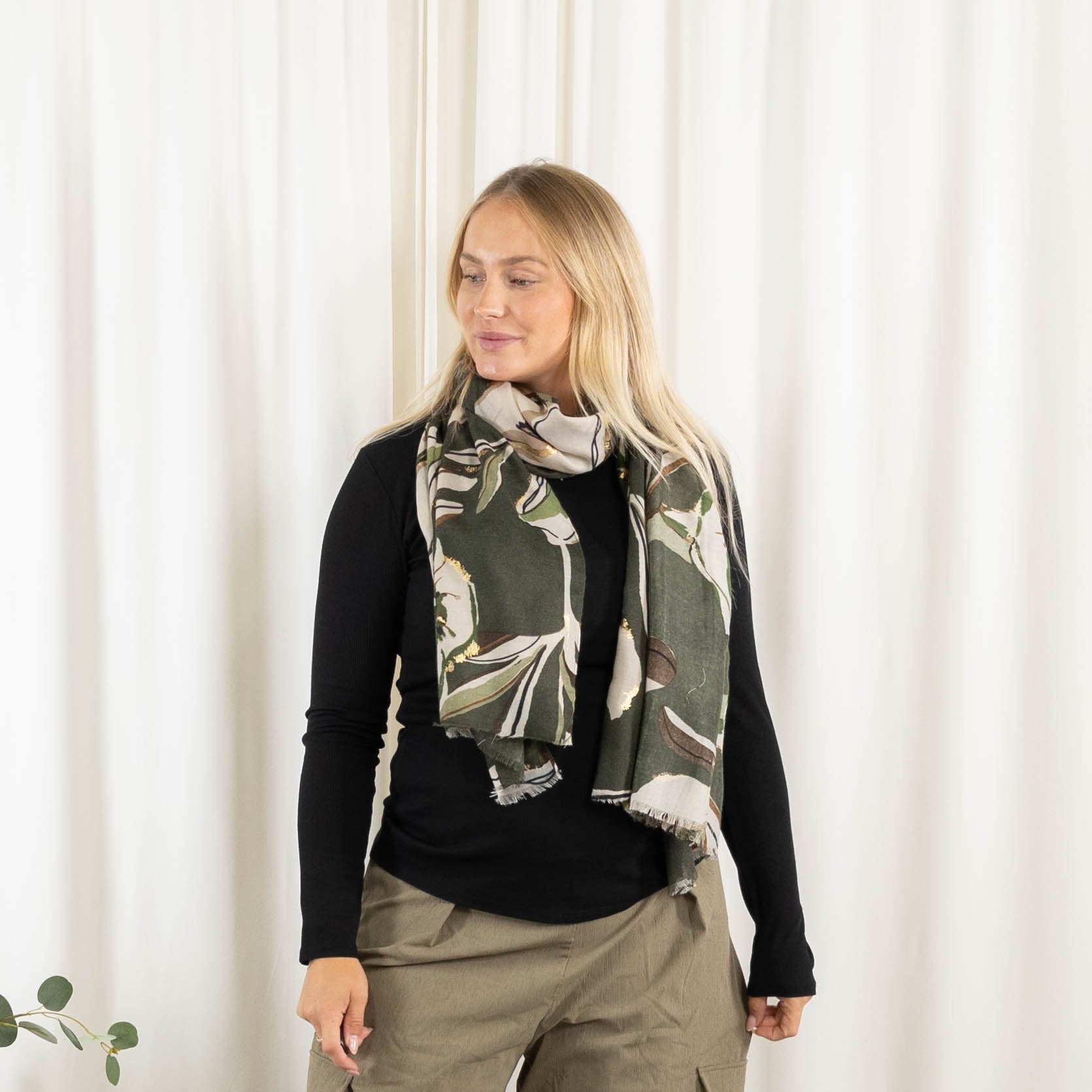 Florina tørklæde, Khaki