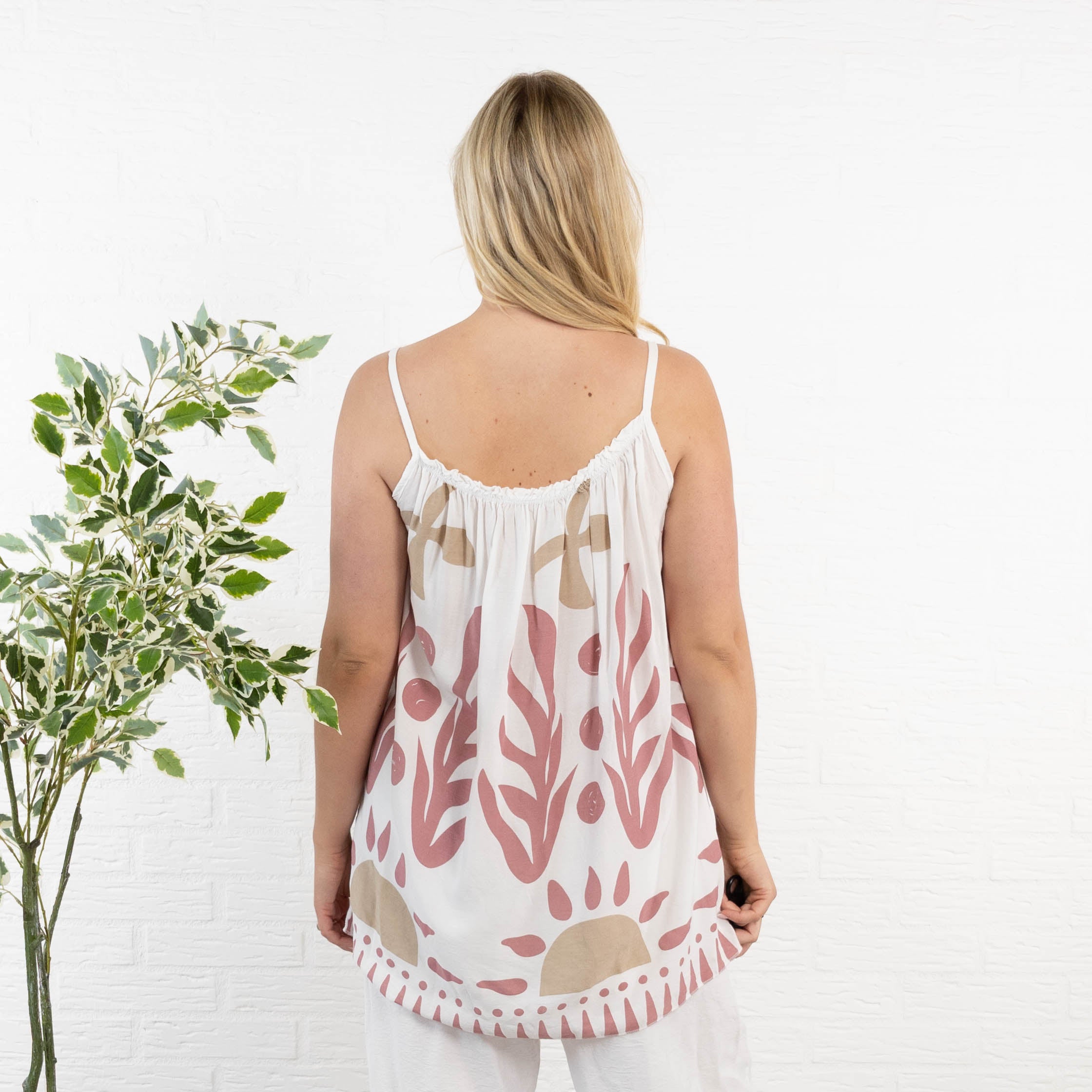 Vixen top, Old rose