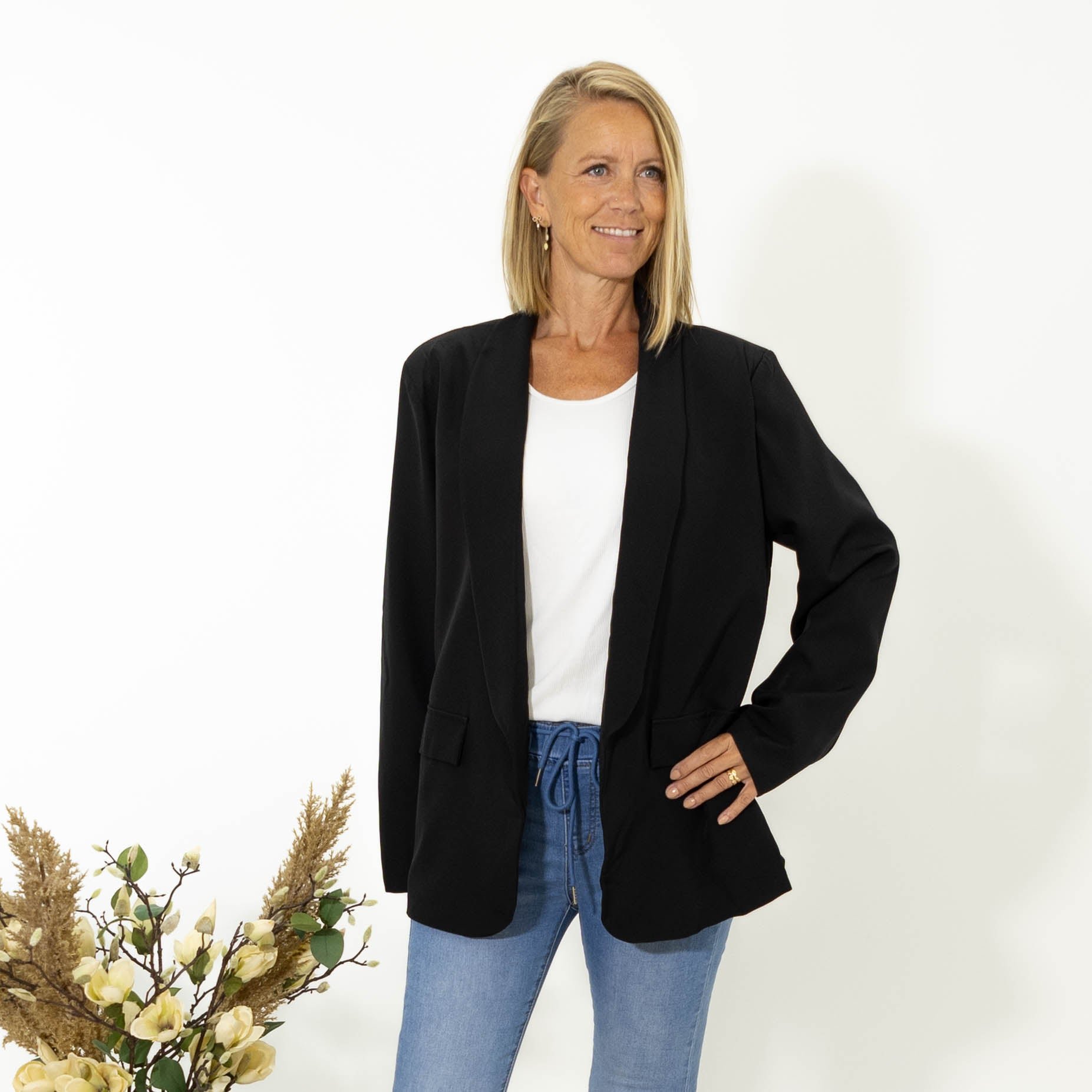 Freja blazer, Sort