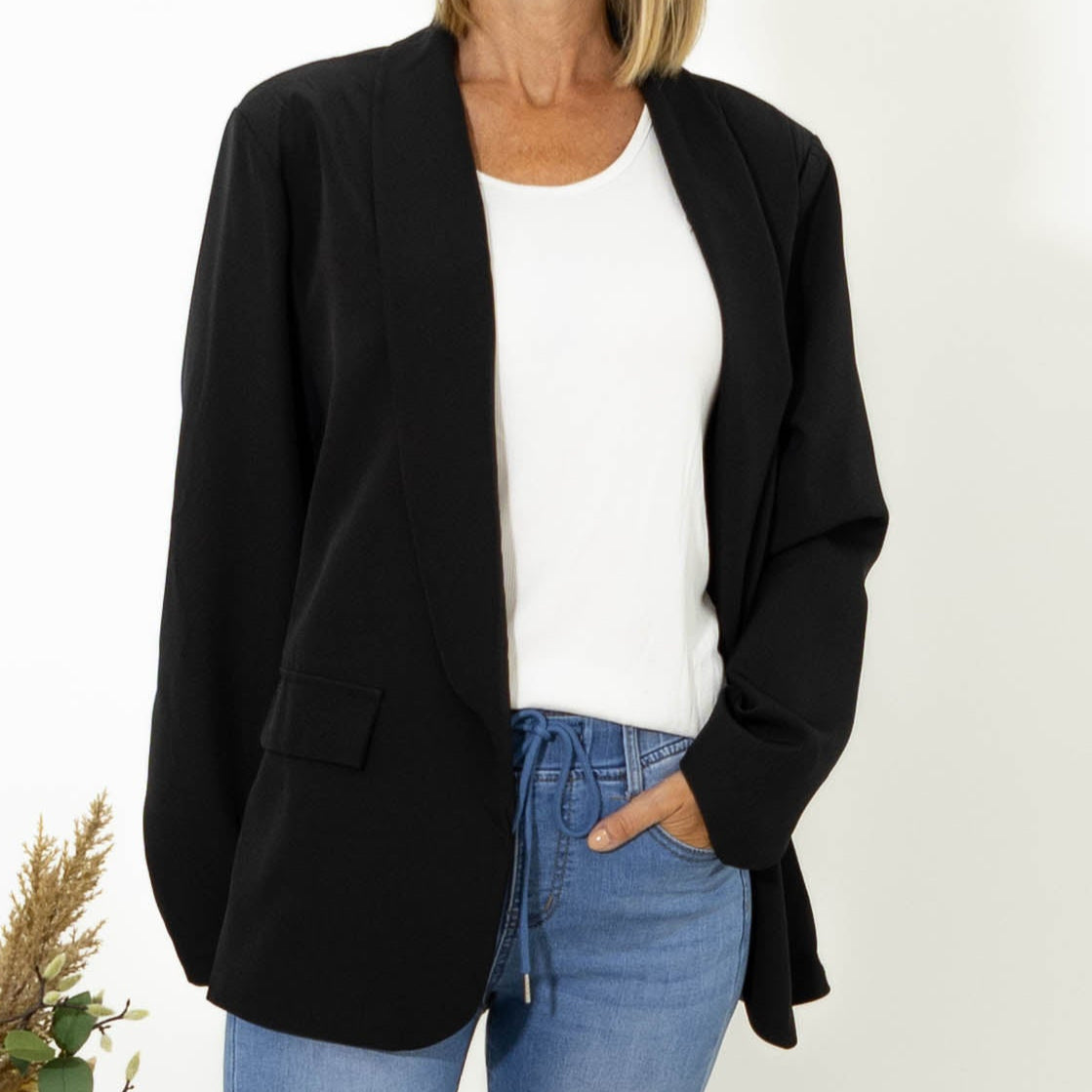 Freja blazer, Sort