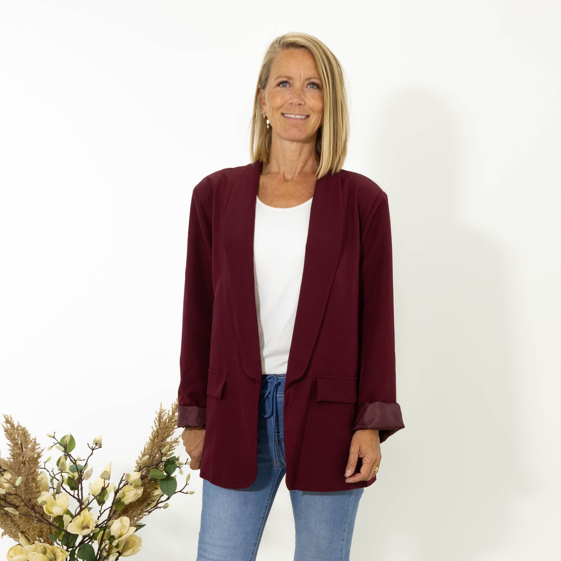 Freja blazer, Bordeaux