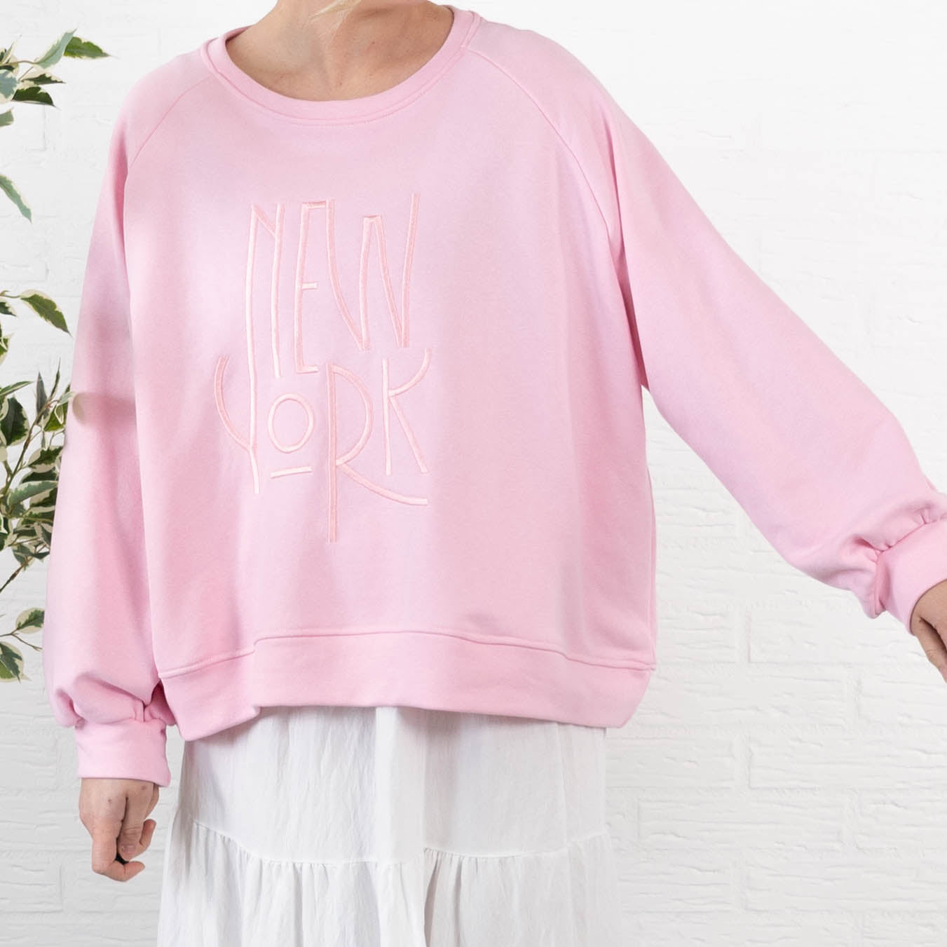 Summer sweatshirt, Lyserød