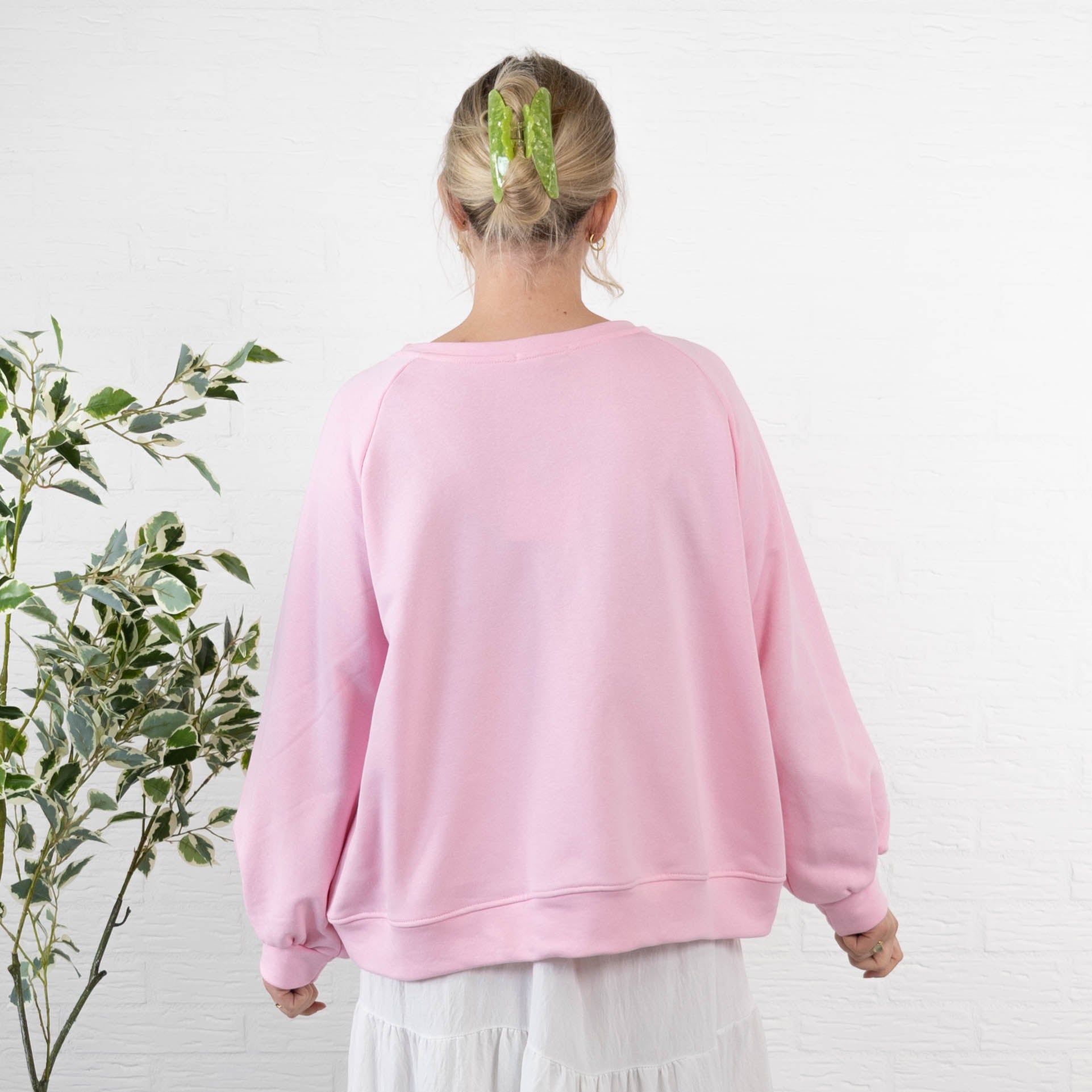 Summer sweatshirt, Lyserød