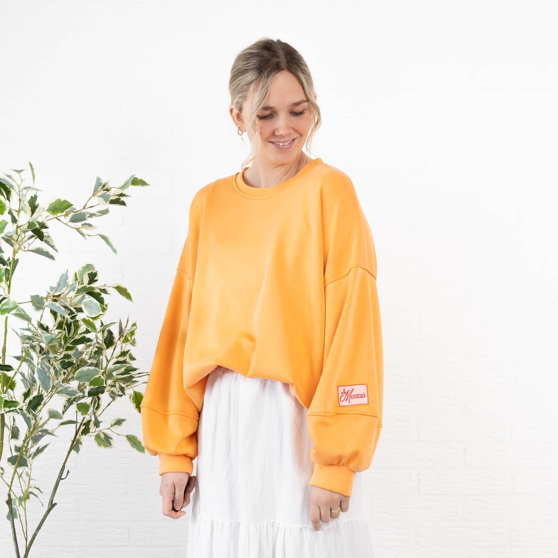 Lena sweatshirt, Fersken