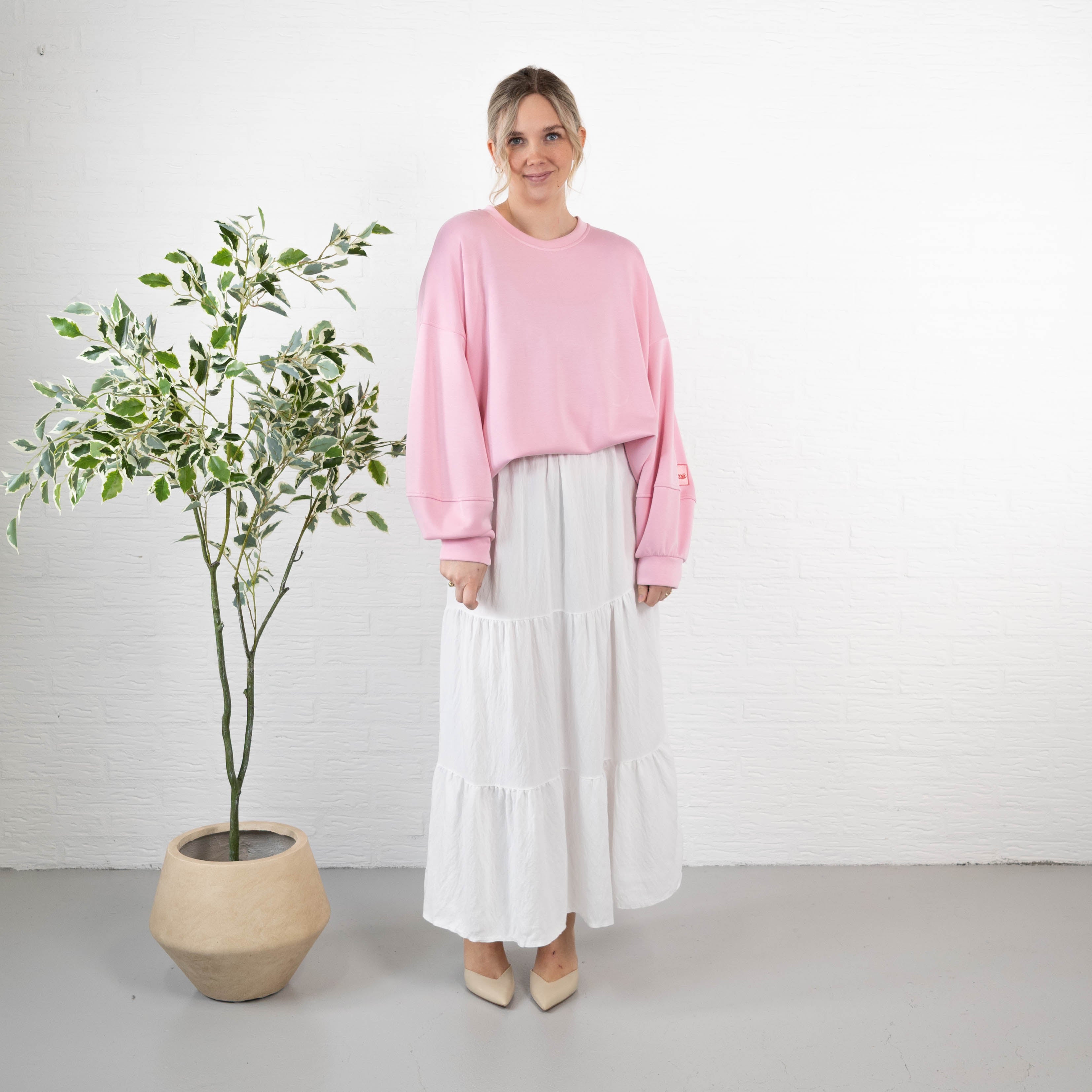 Lena sweatshirt, Lyserød