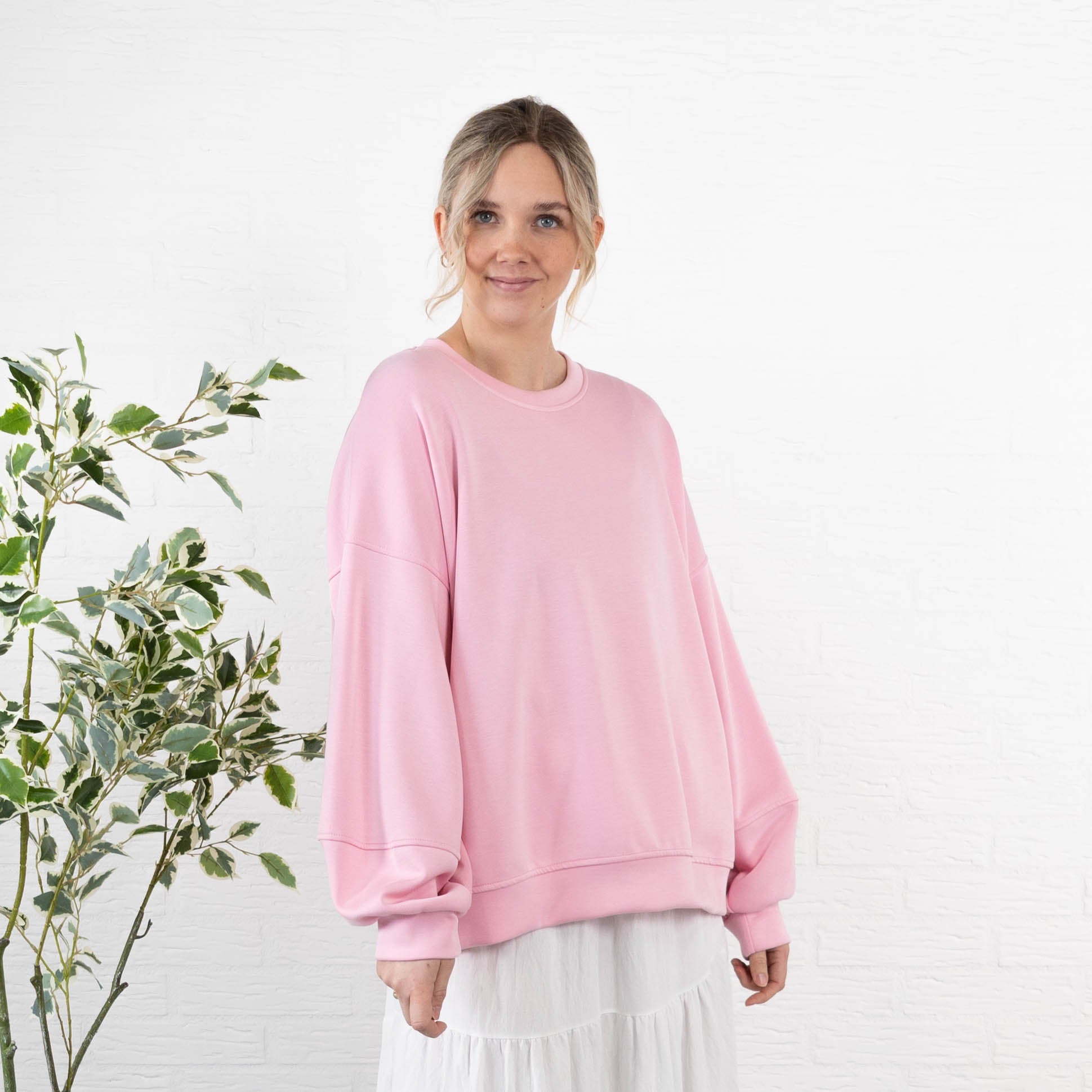 Lena sweatshirt, Lyserød