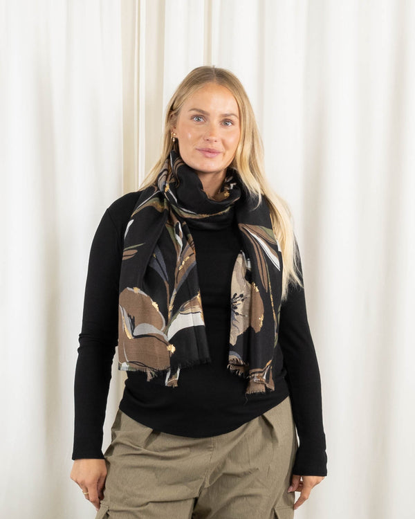 Florina tørklæde, Sort