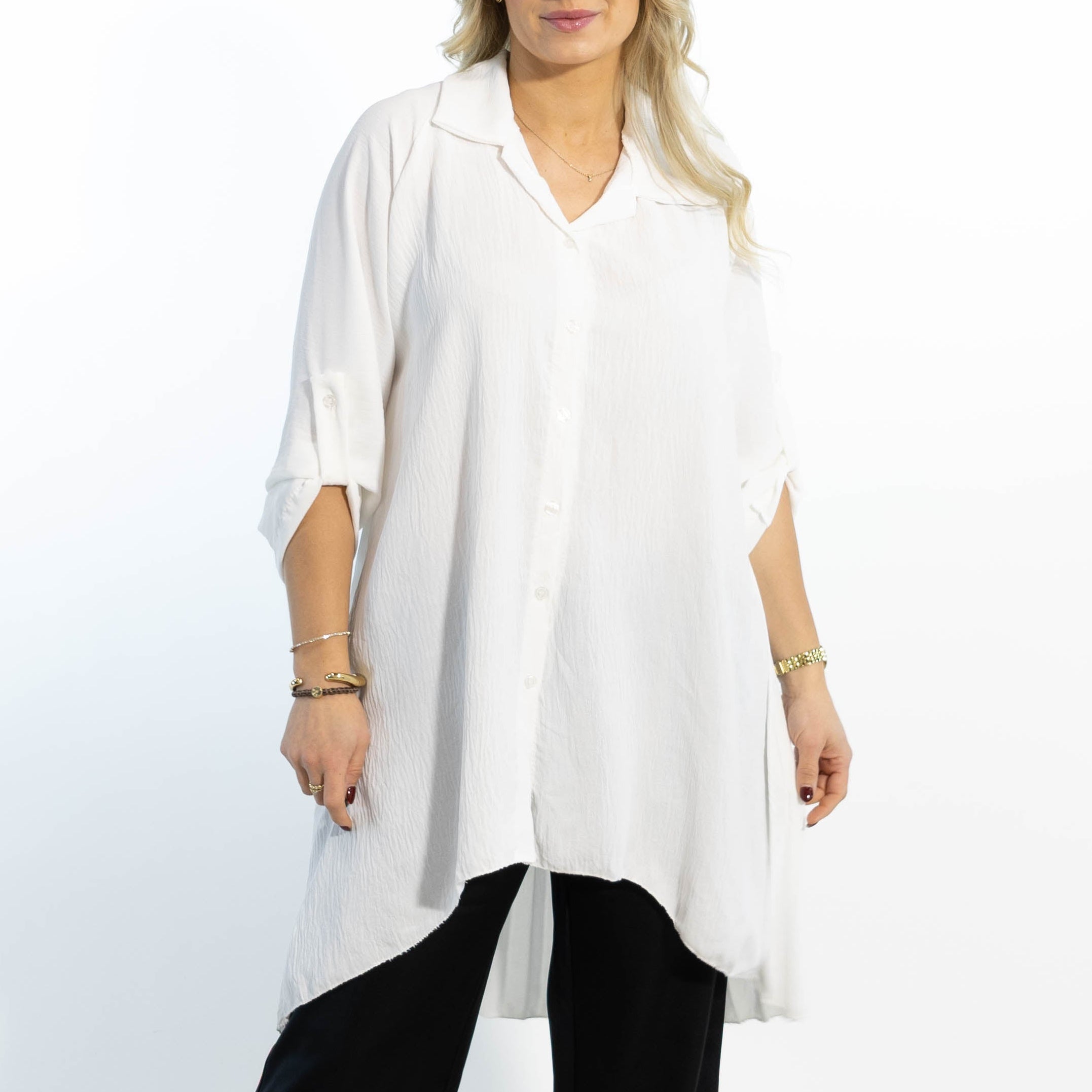 Dublin skjorte tunika, Hvid