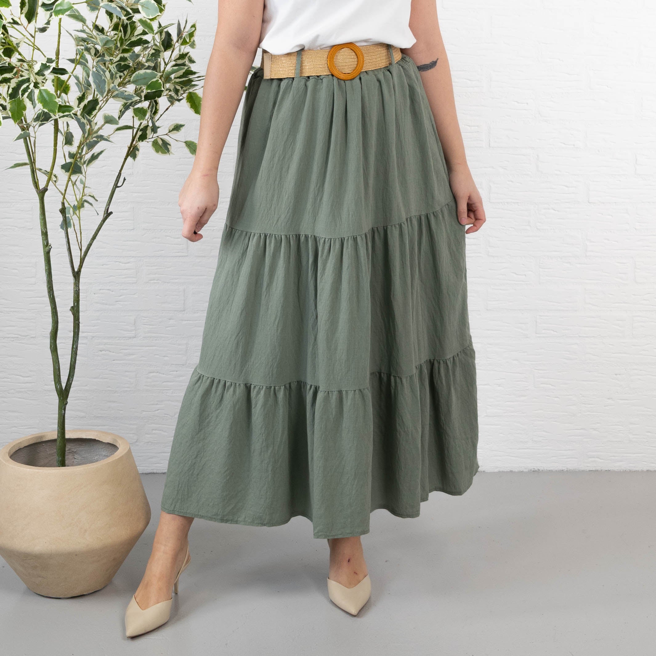 Soleima nederdel, Khaki