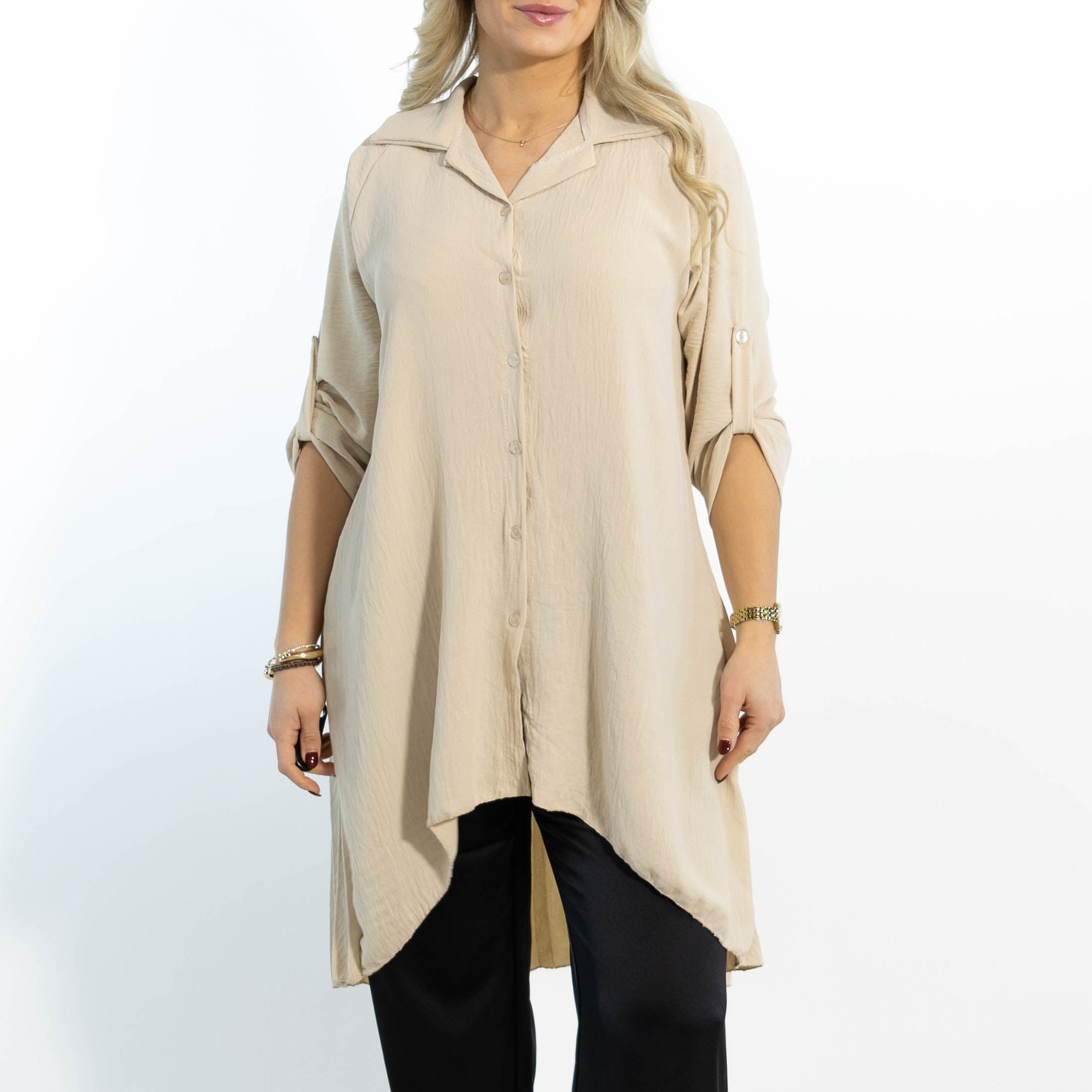 Dublin skjorte tunika, Beige