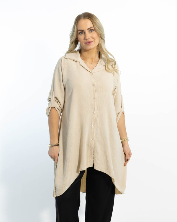 Dublin skjorte tunika, Beige