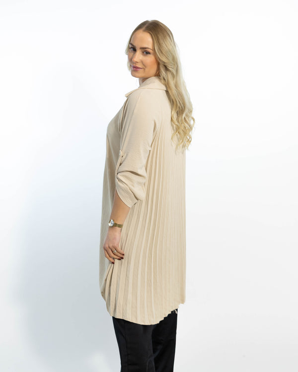 Dublin skjorte tunika, Beige