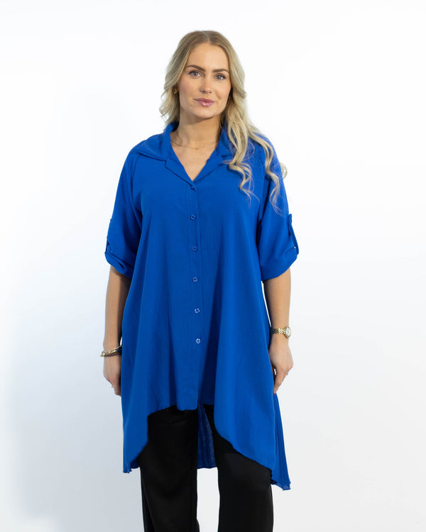 Dublin skjorte tunika, Royal blue