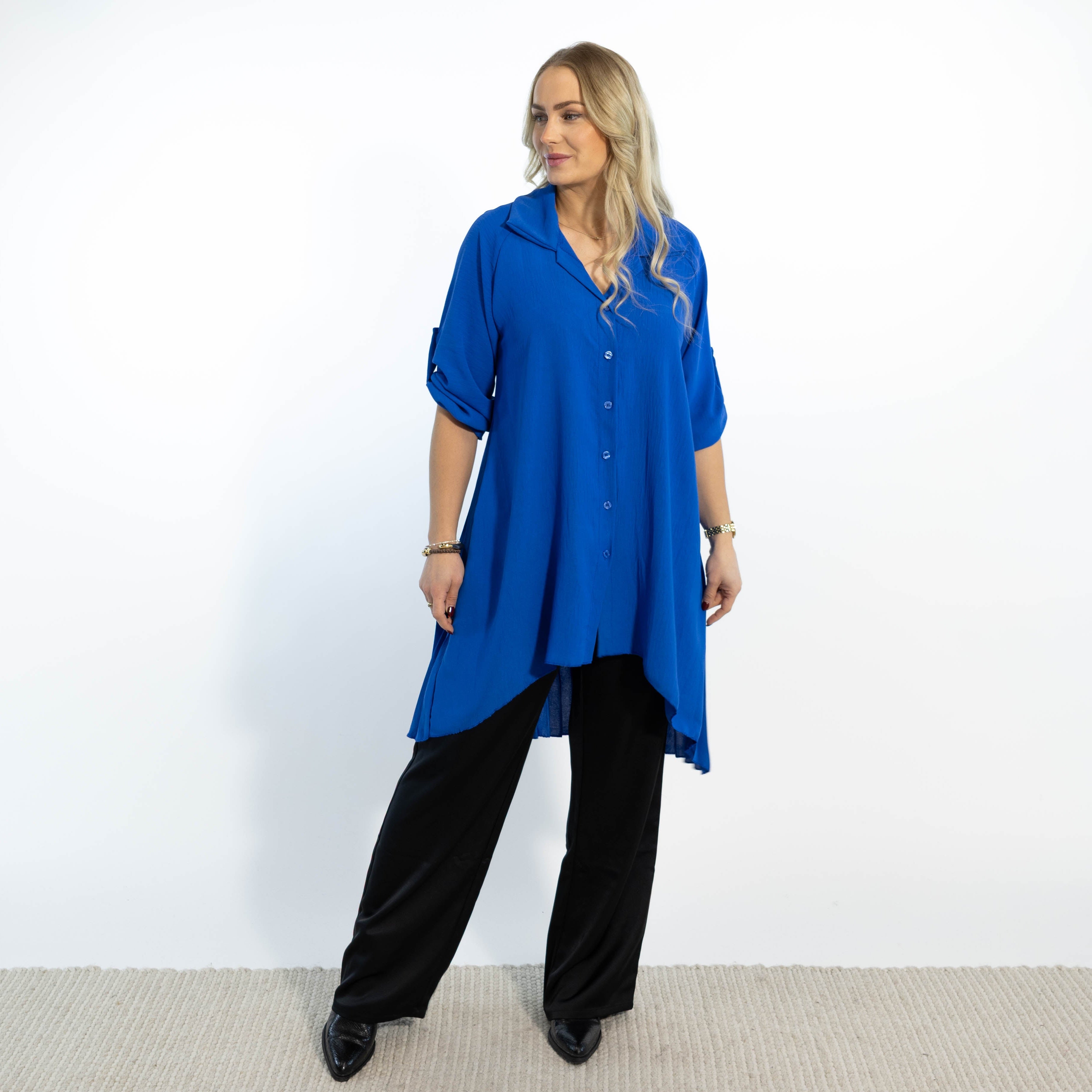 Dublin skjorte tunika, Royal blue