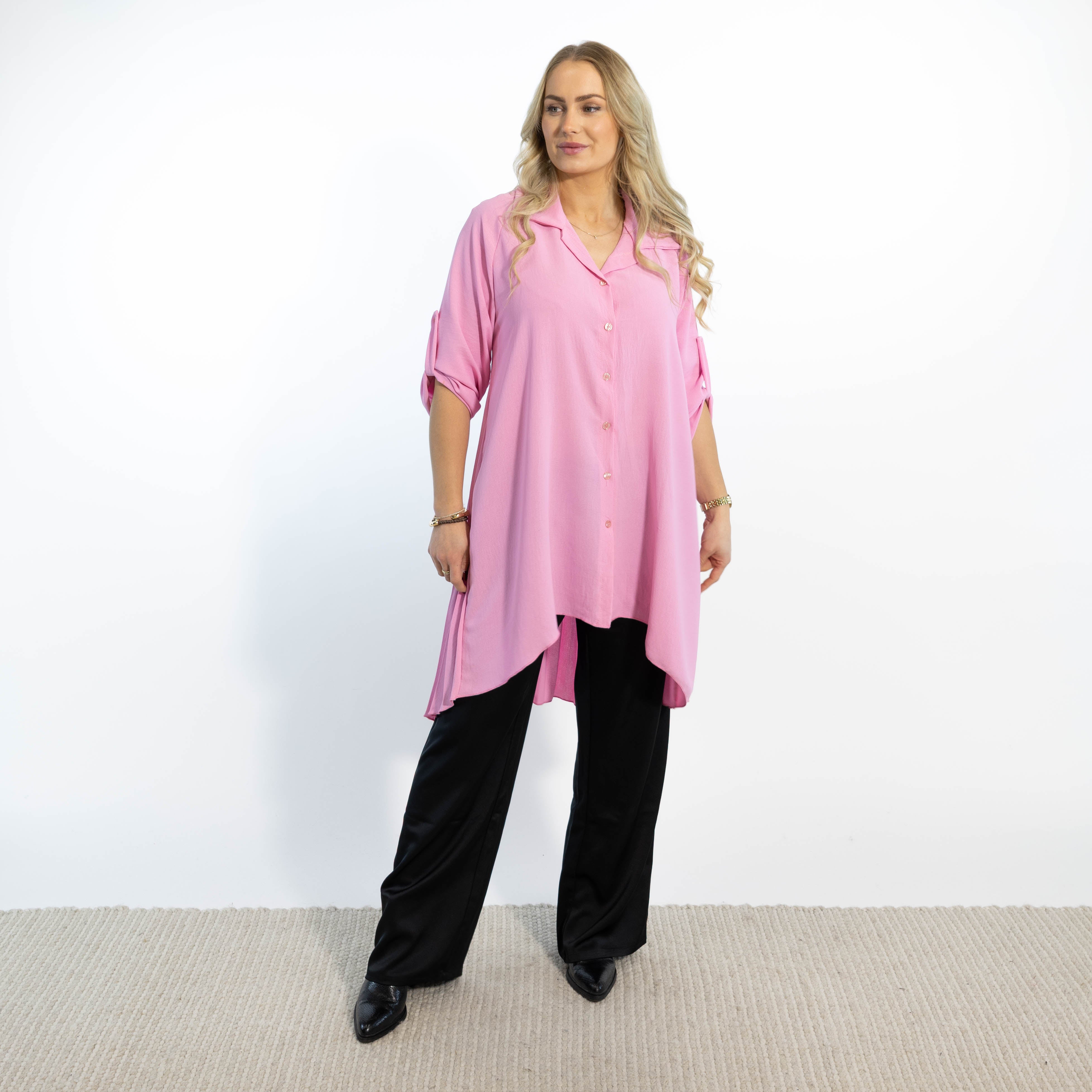 Dublin skjorte tunika, Lyserød
