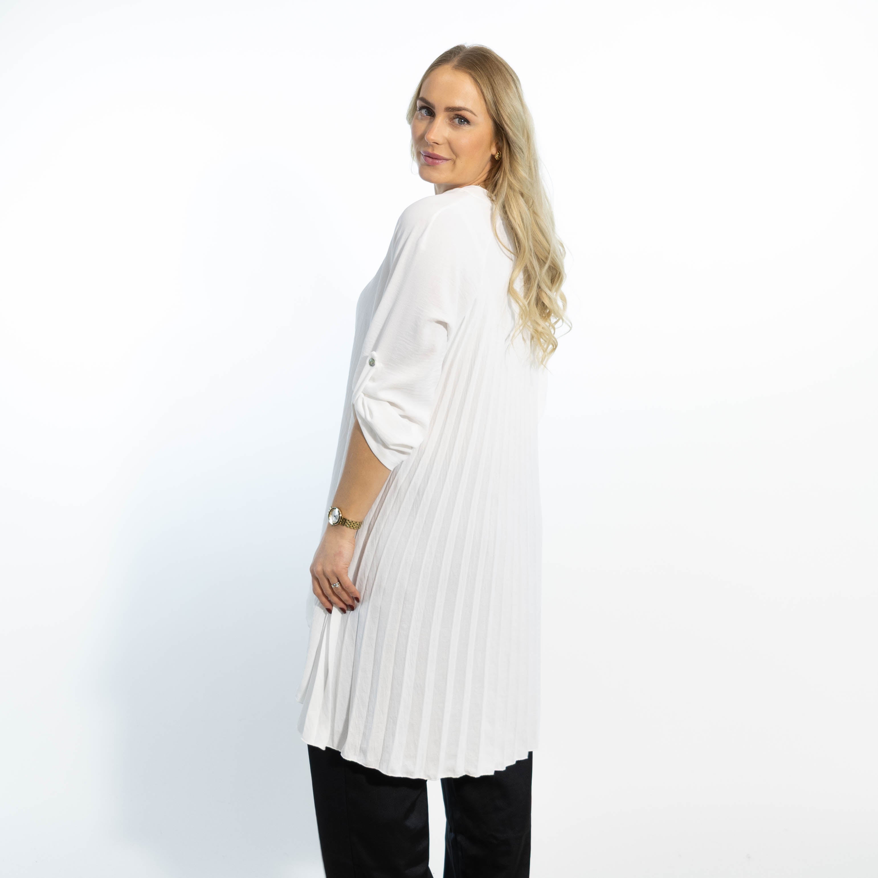 Derry skjorte tunika, Hvid