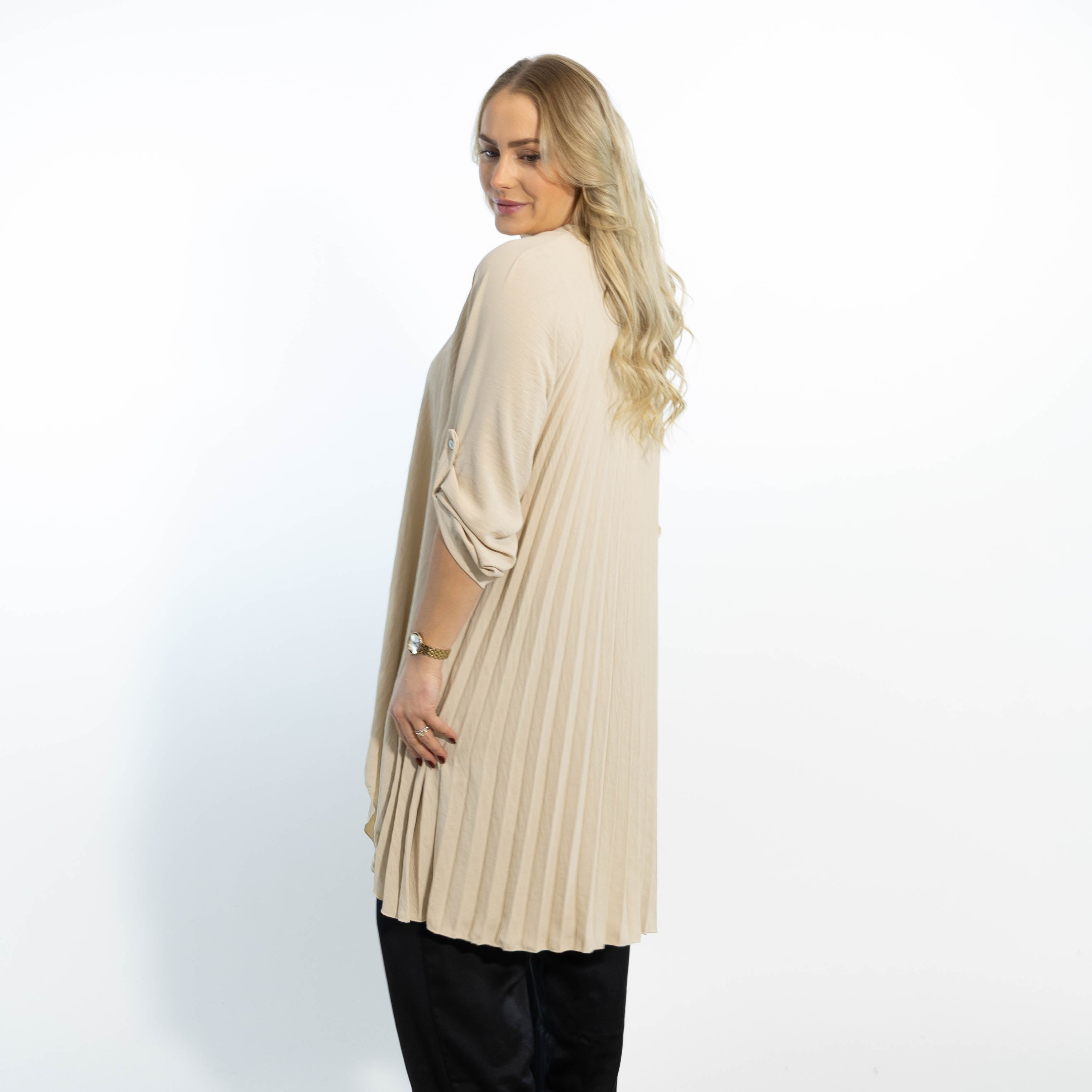 Derry skjorte tunika, Beige