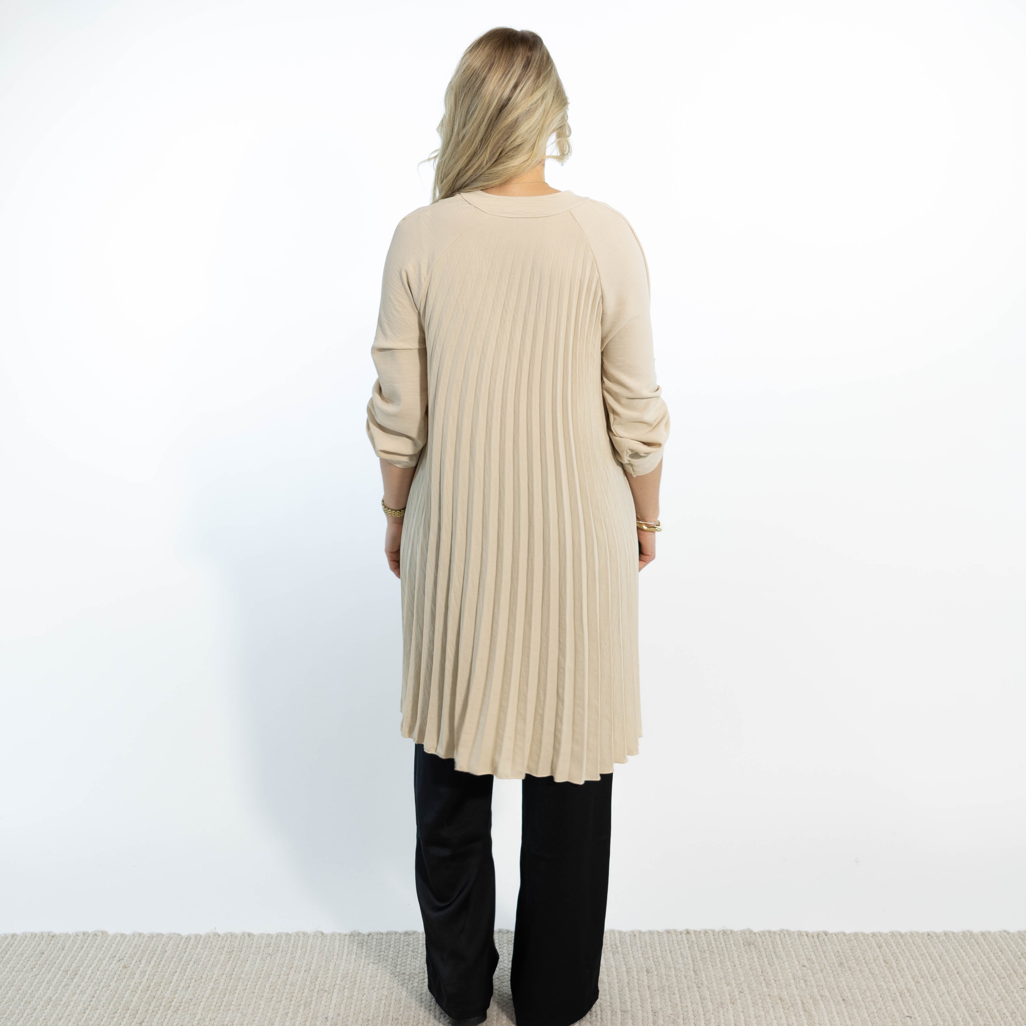 Derry skjorte tunika, Beige