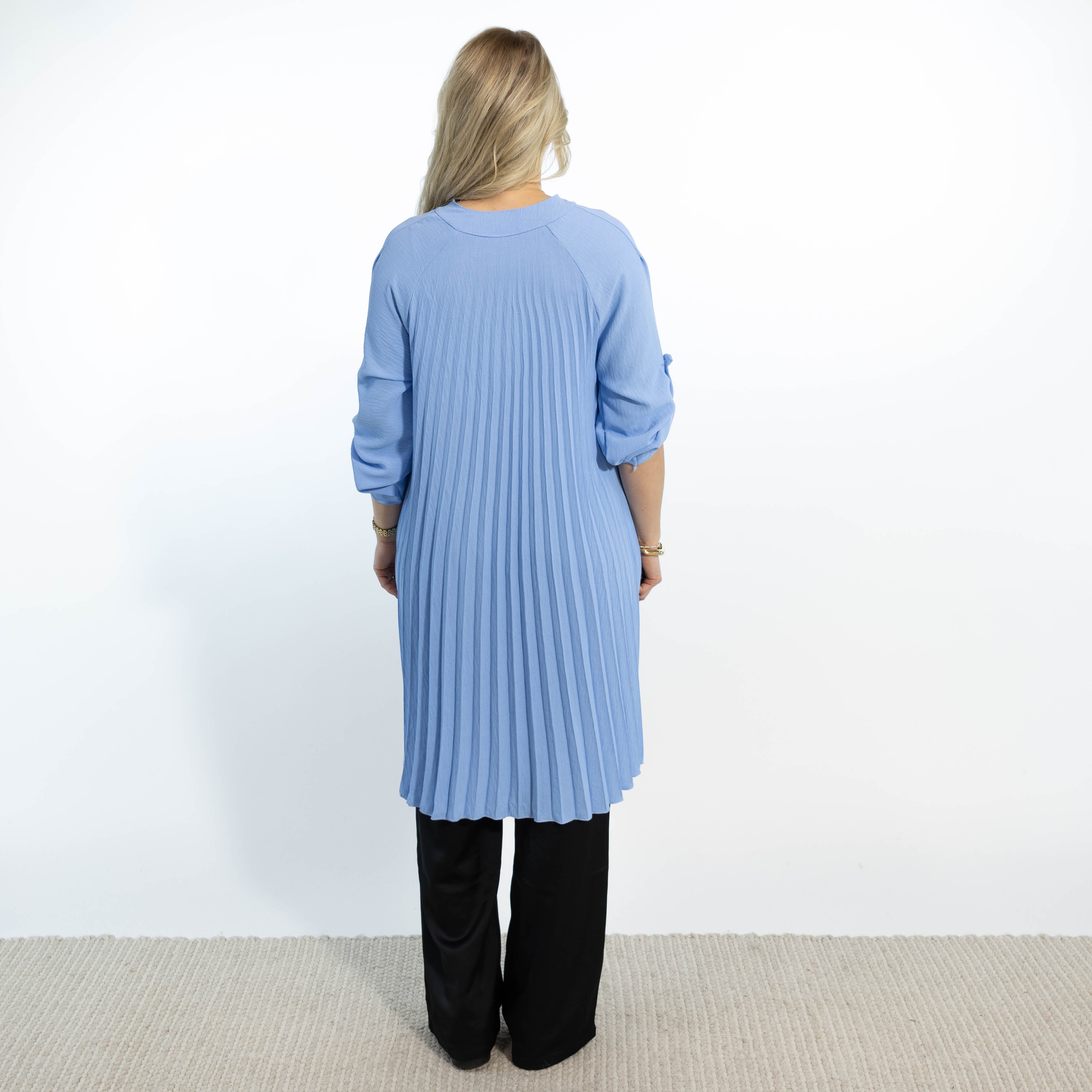 Derry skjorte tunika, Lyseblå