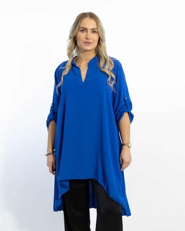 Derry skjorte tunika, Royal blue