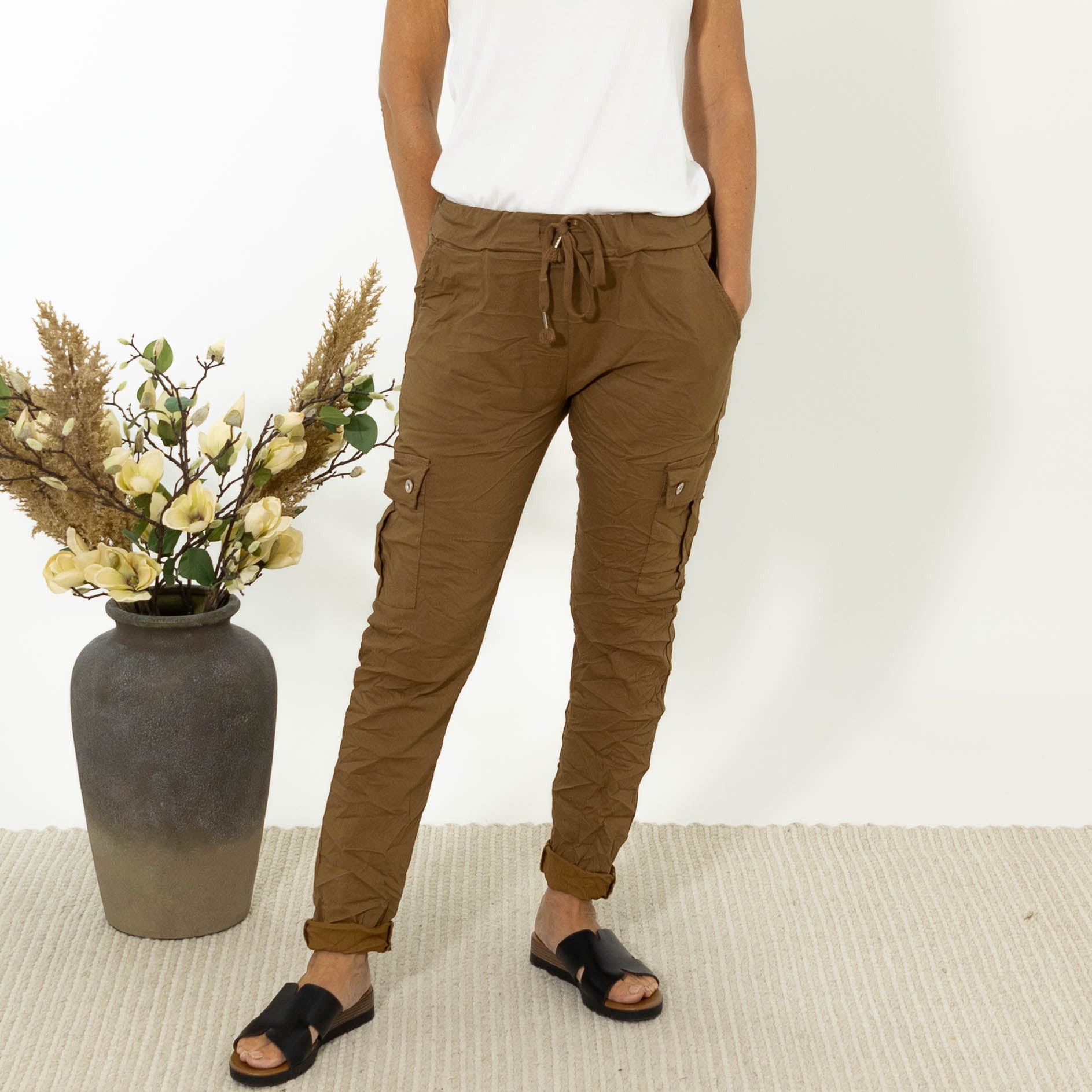 Carla combat bukser, Camel