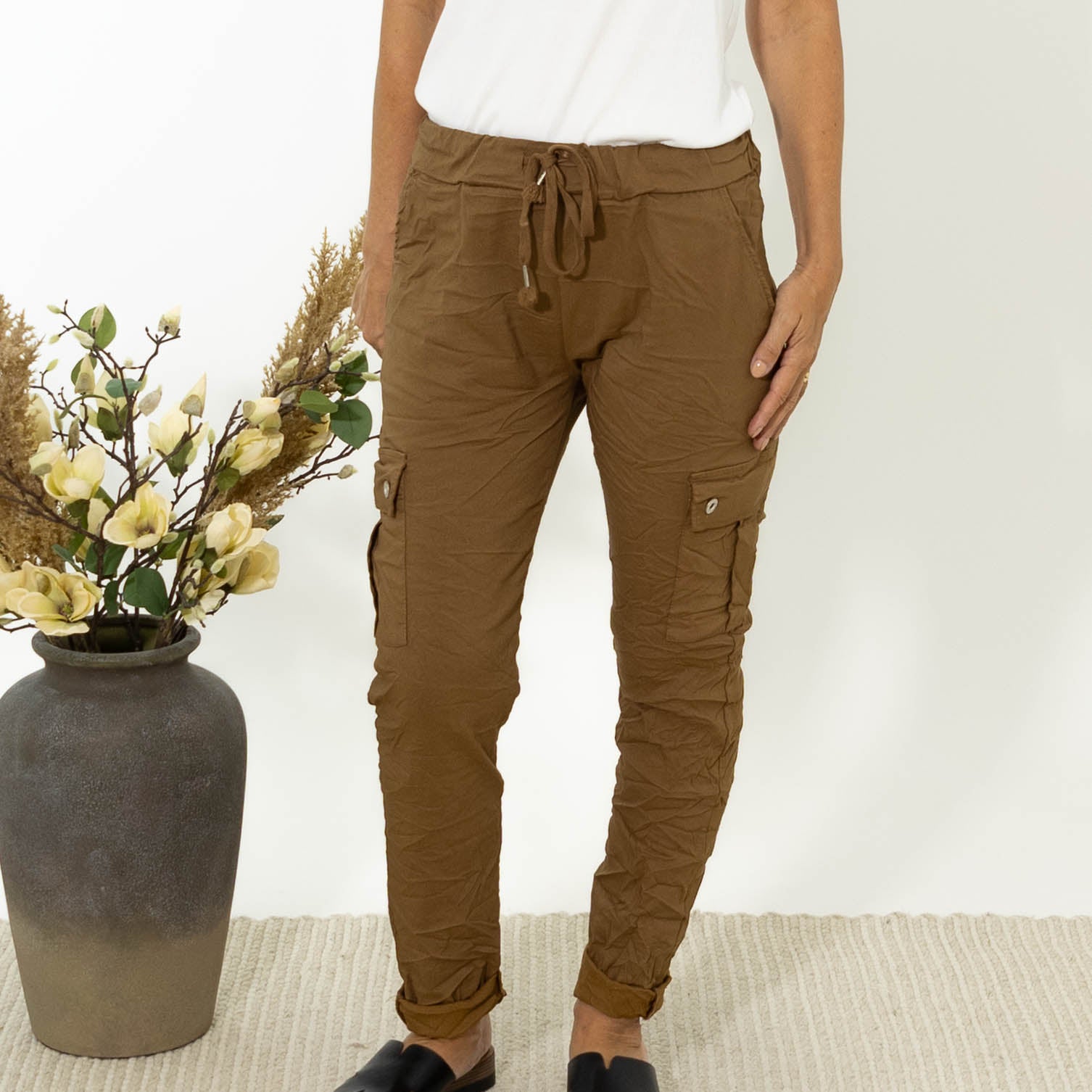 Carla combat bukser, Camel