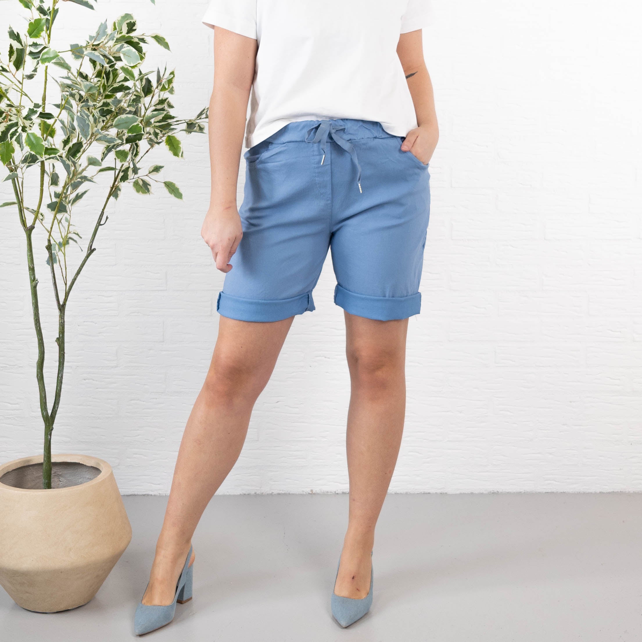 Milly shorts, Dueblå