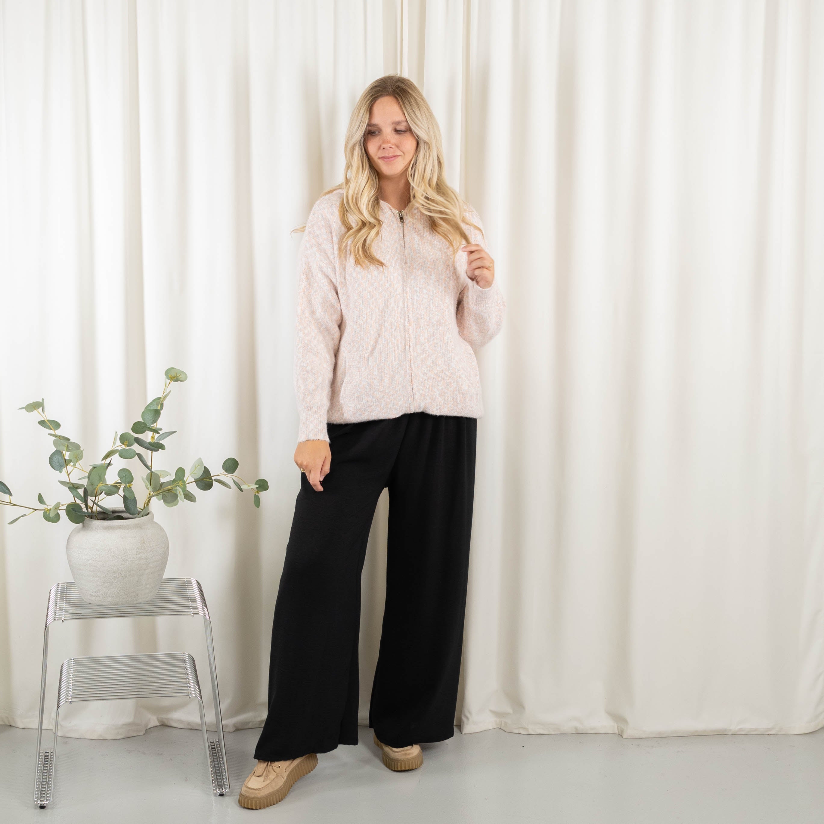 Esther cardigan, Rosa