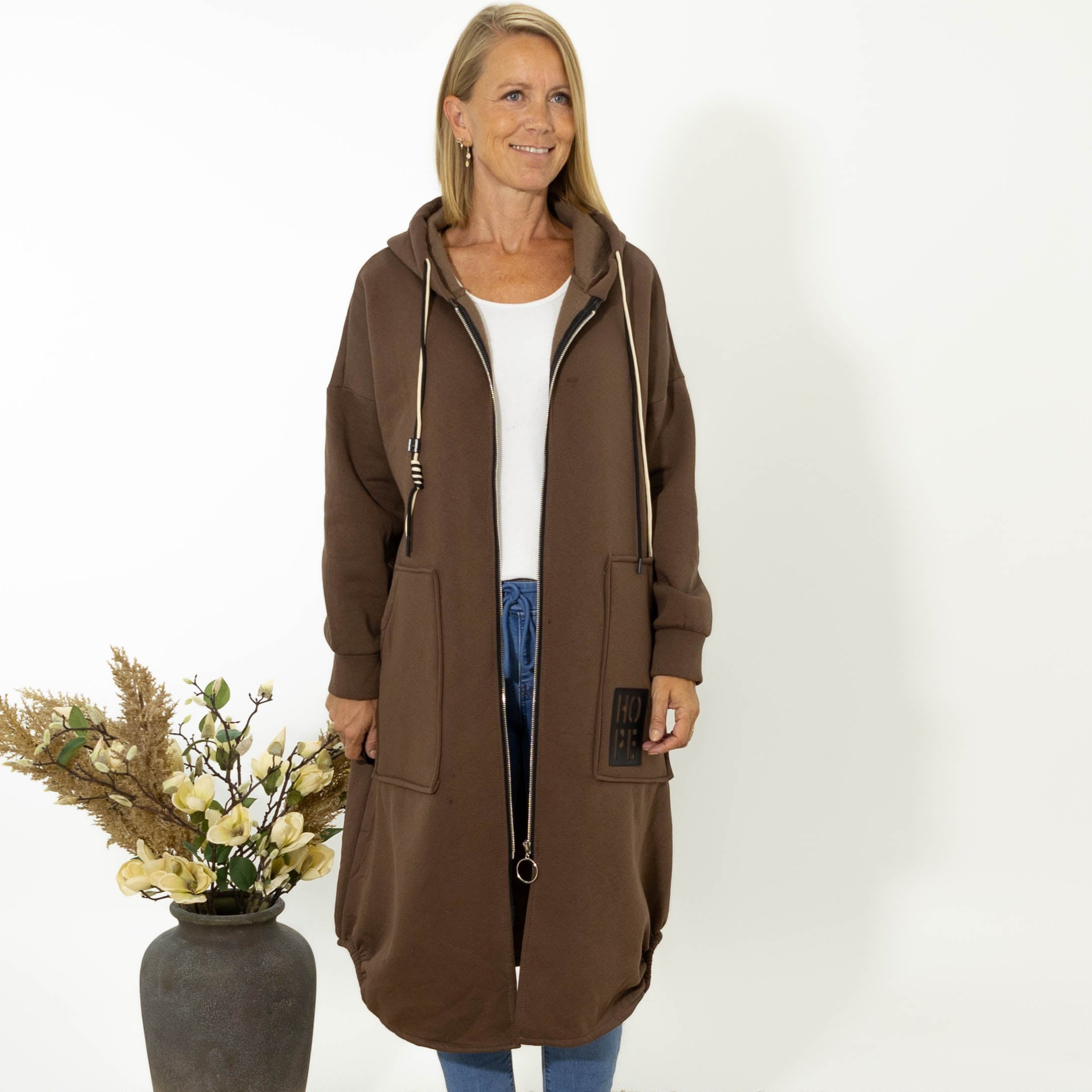 Hope sweatshirt jakke, Choko