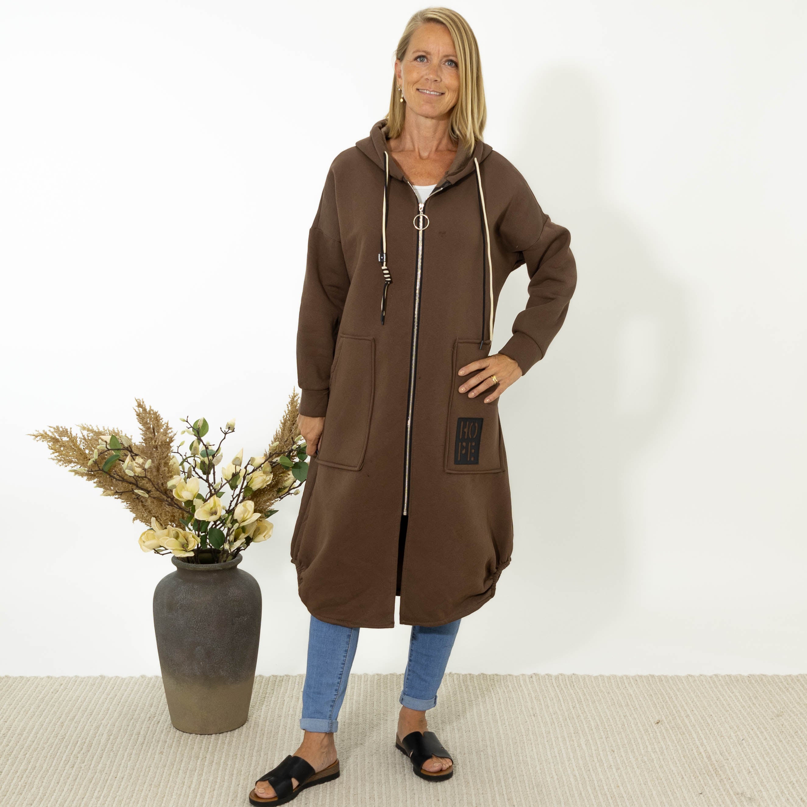 Hope sweatshirt jakke, Choko