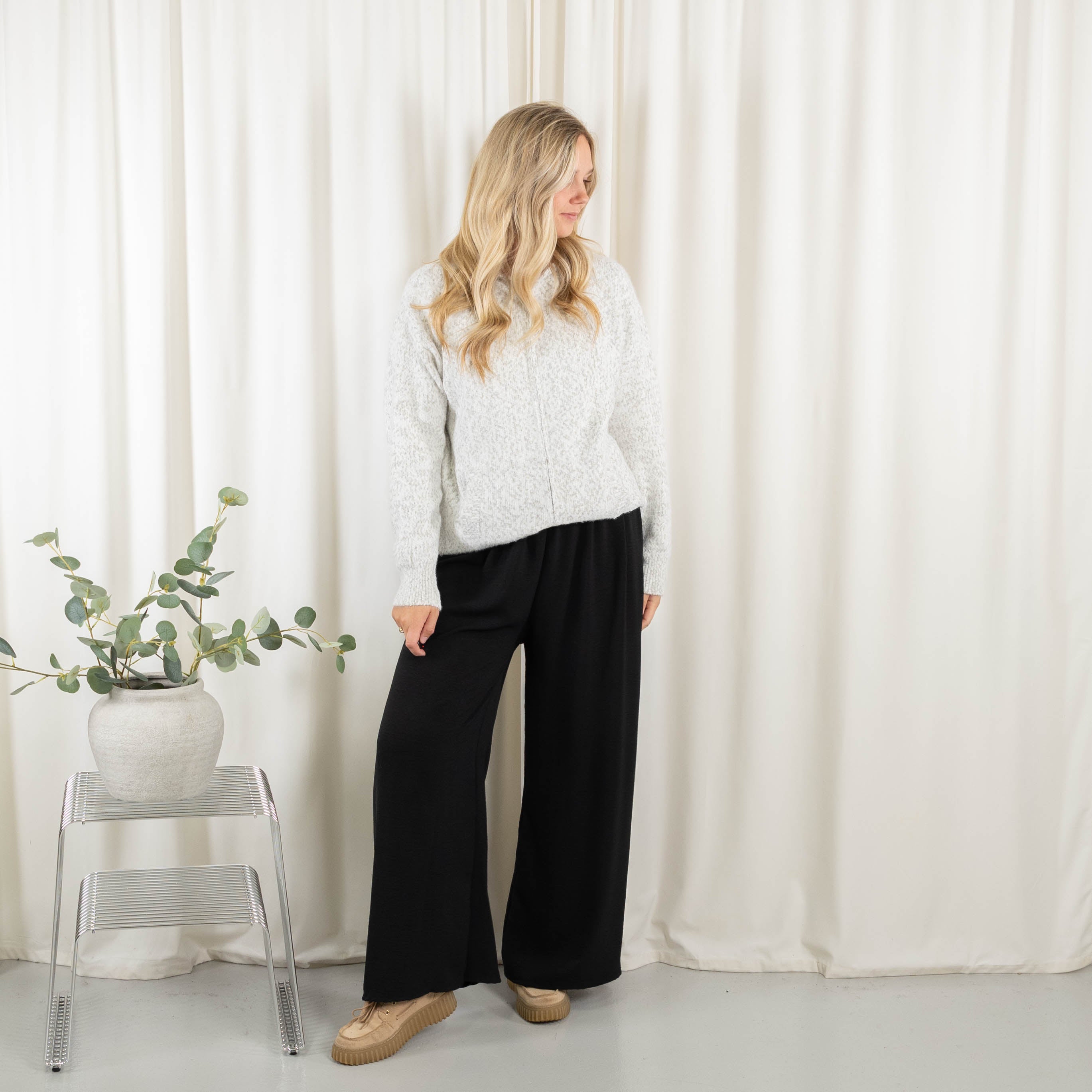 Esther cardigan, Lysegrå