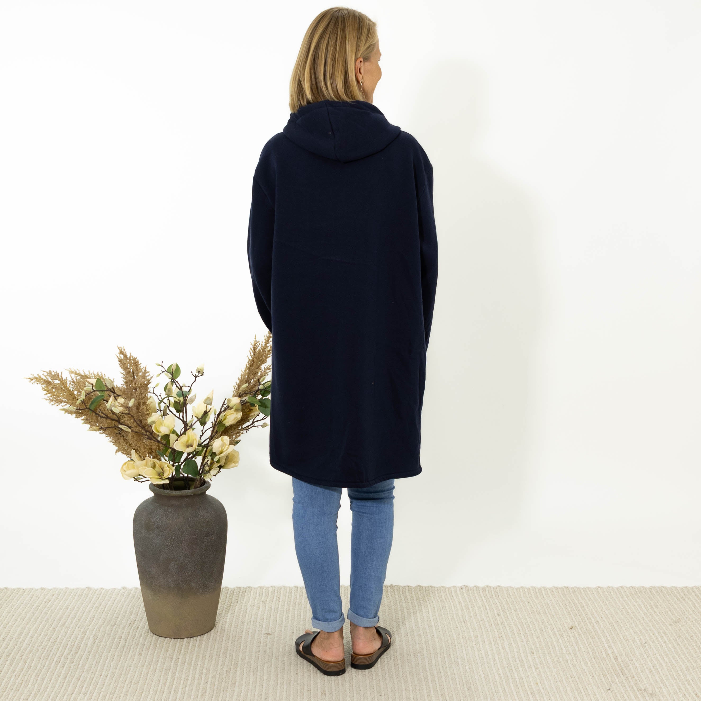Belinda sweatshirt jakke, Navy