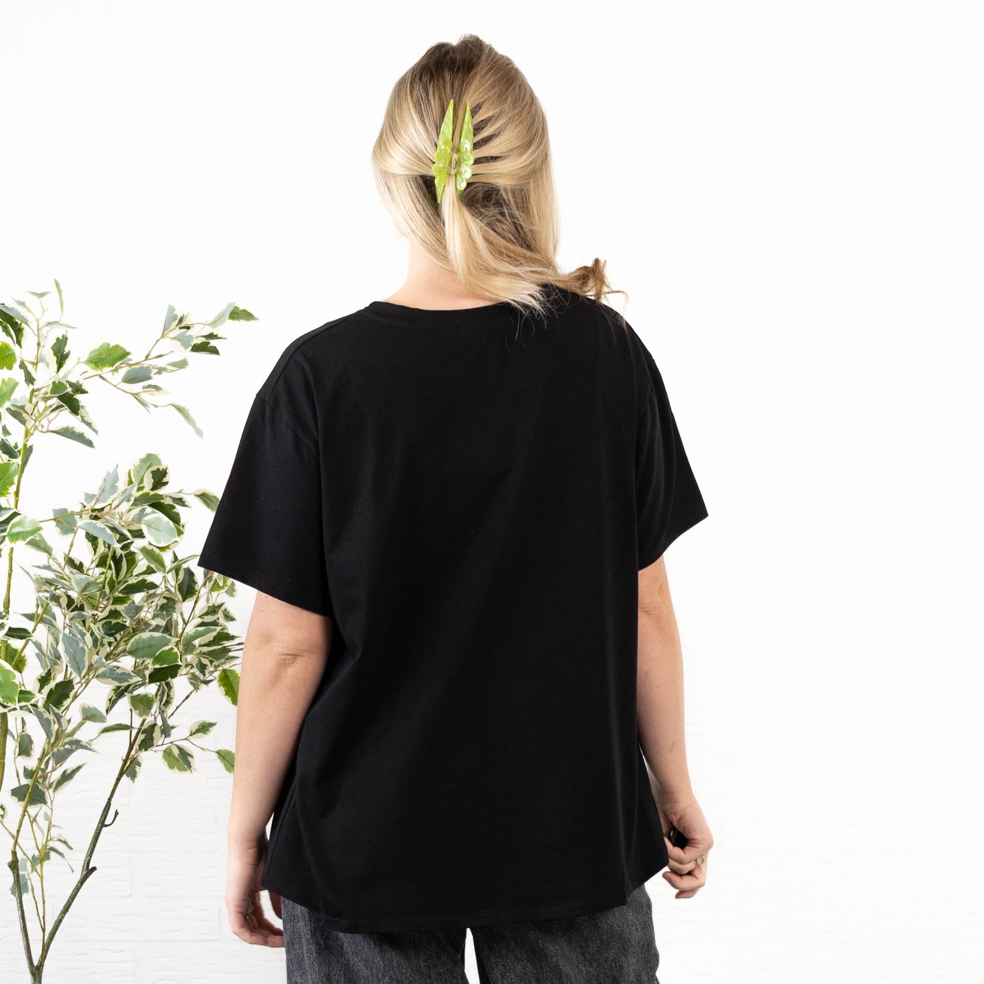 Wild and Free t-shirt, Sort