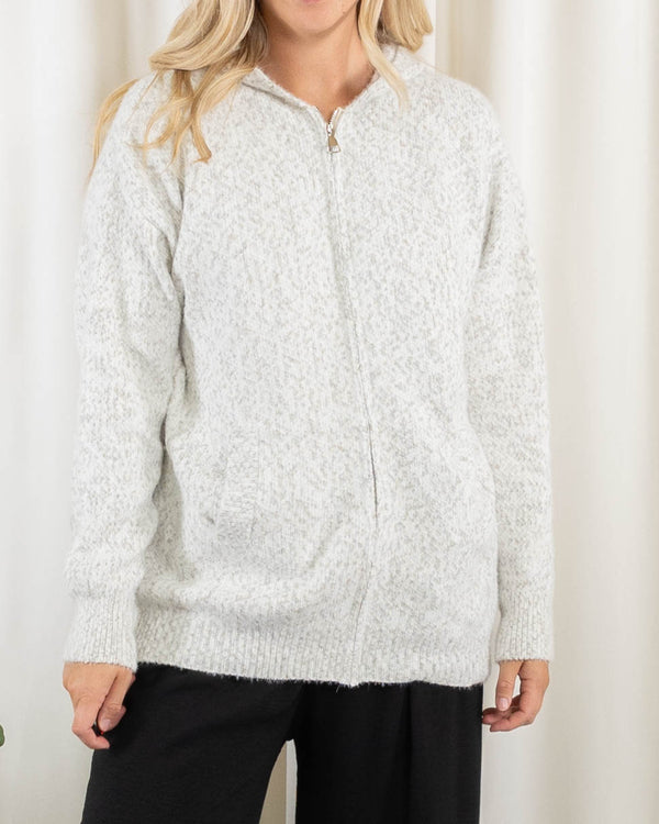Esther cardigan, Lysegrå