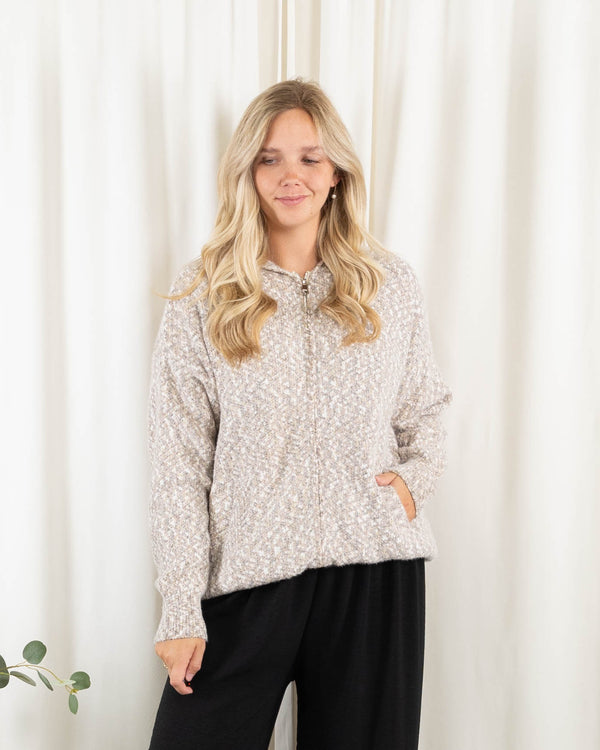 Esther cardigan, Mørk rosa