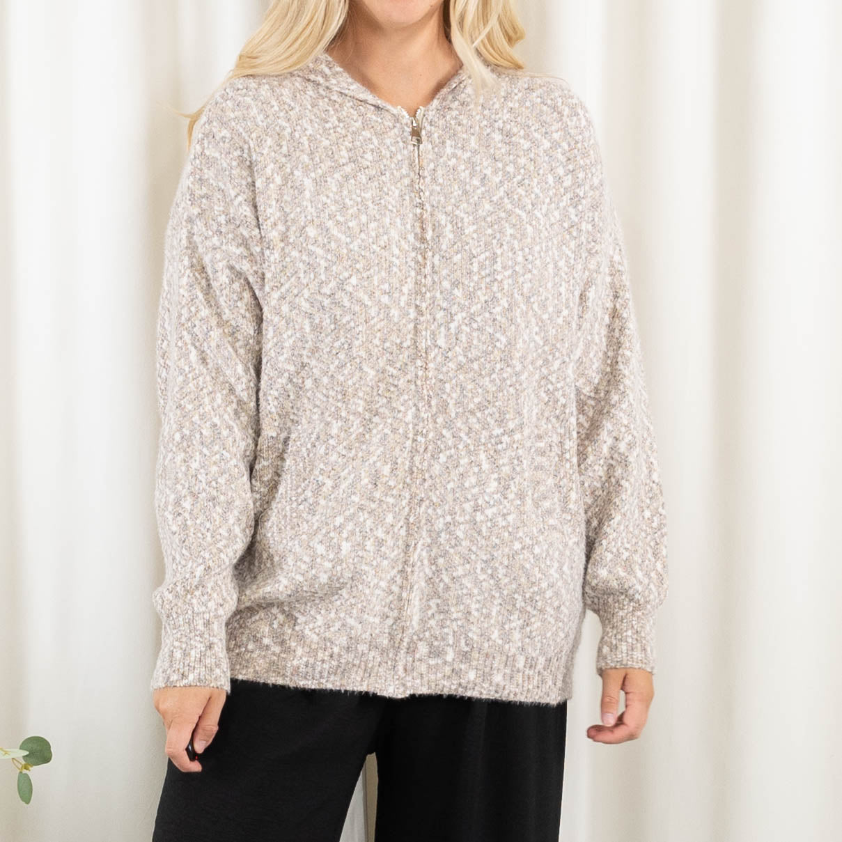 Esther cardigan, Mørk rosa