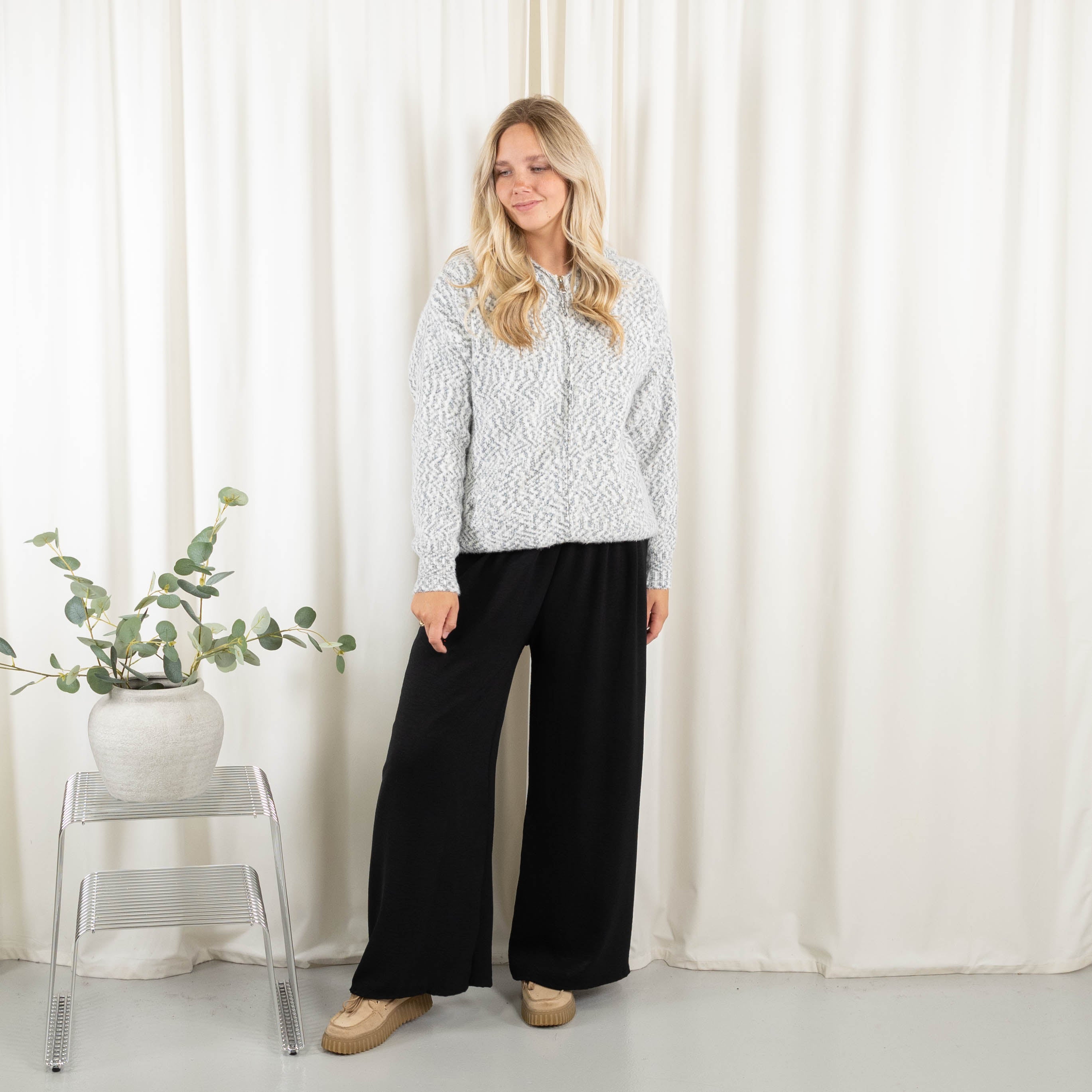 Esther cardigan, Grå
