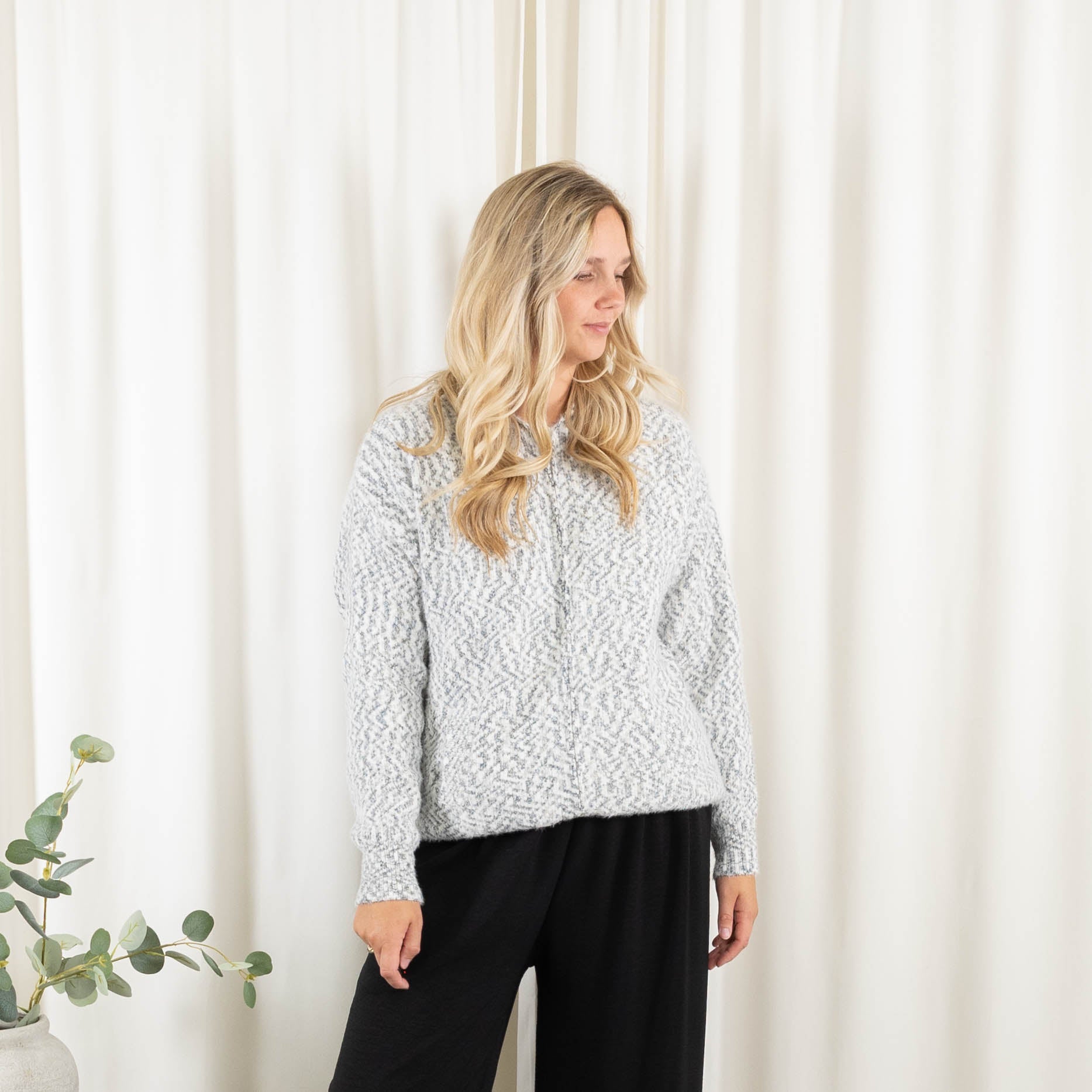 Esther cardigan, Grå