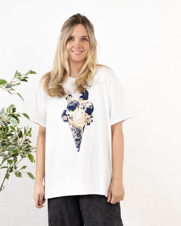 Ice Cream t-shirt, Navy
