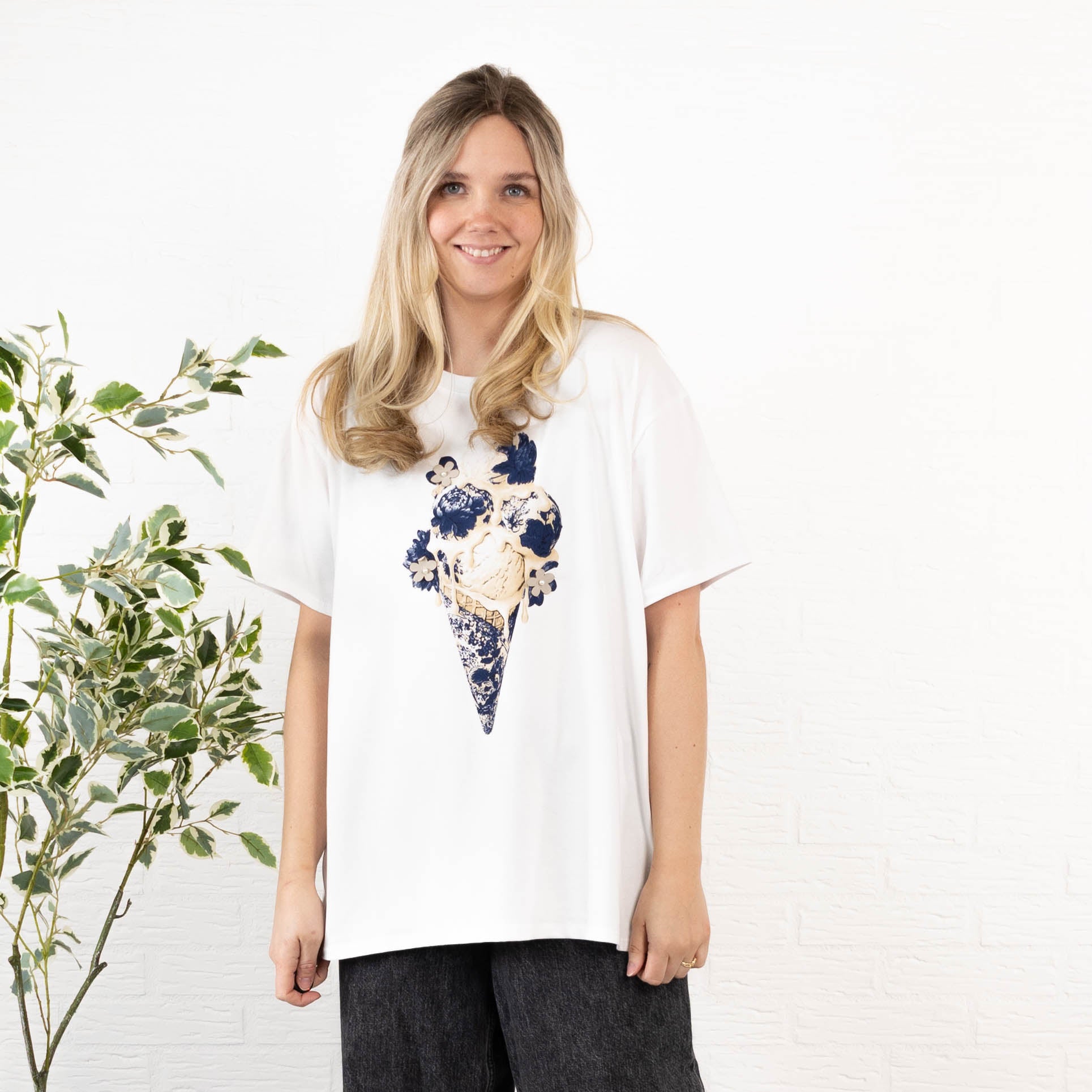 Ice Cream t-shirt, Navy