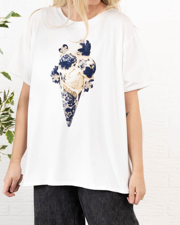 Ice Cream t-shirt, Navy