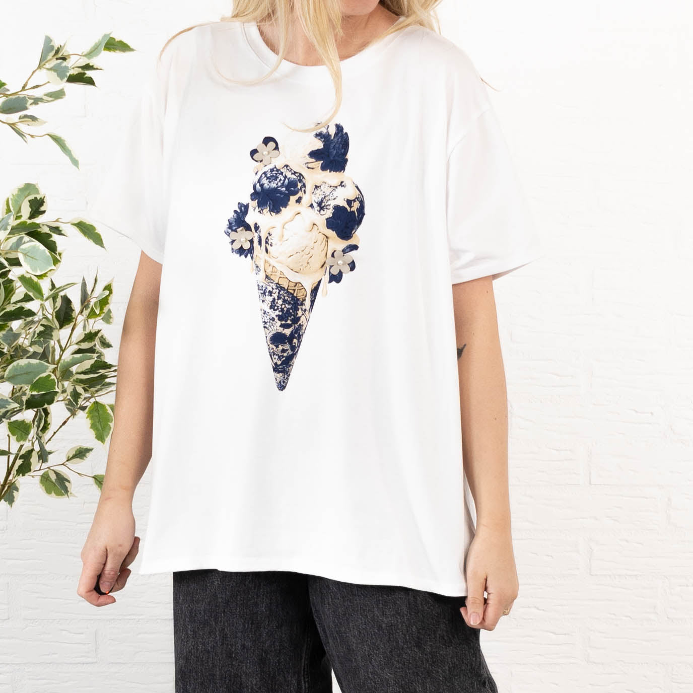 Ice Cream t-shirt, Navy