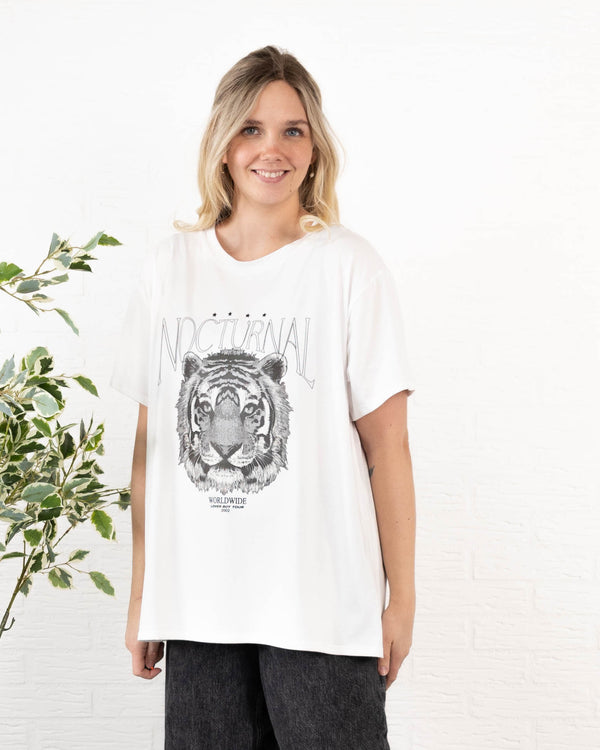 Nocturnal t-shirt, Hvid